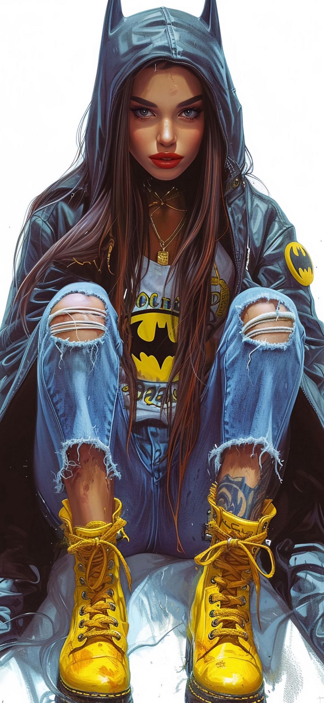 Batgirl Street Style - girl wallpaper for OpersCraft