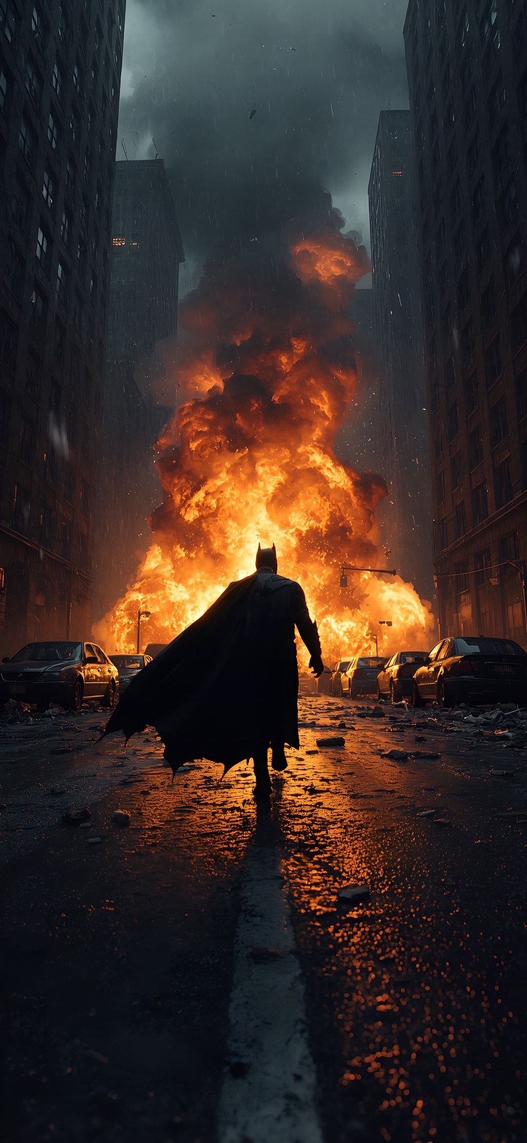 Batman City Explosion - batman wallpaper for OpersCraft