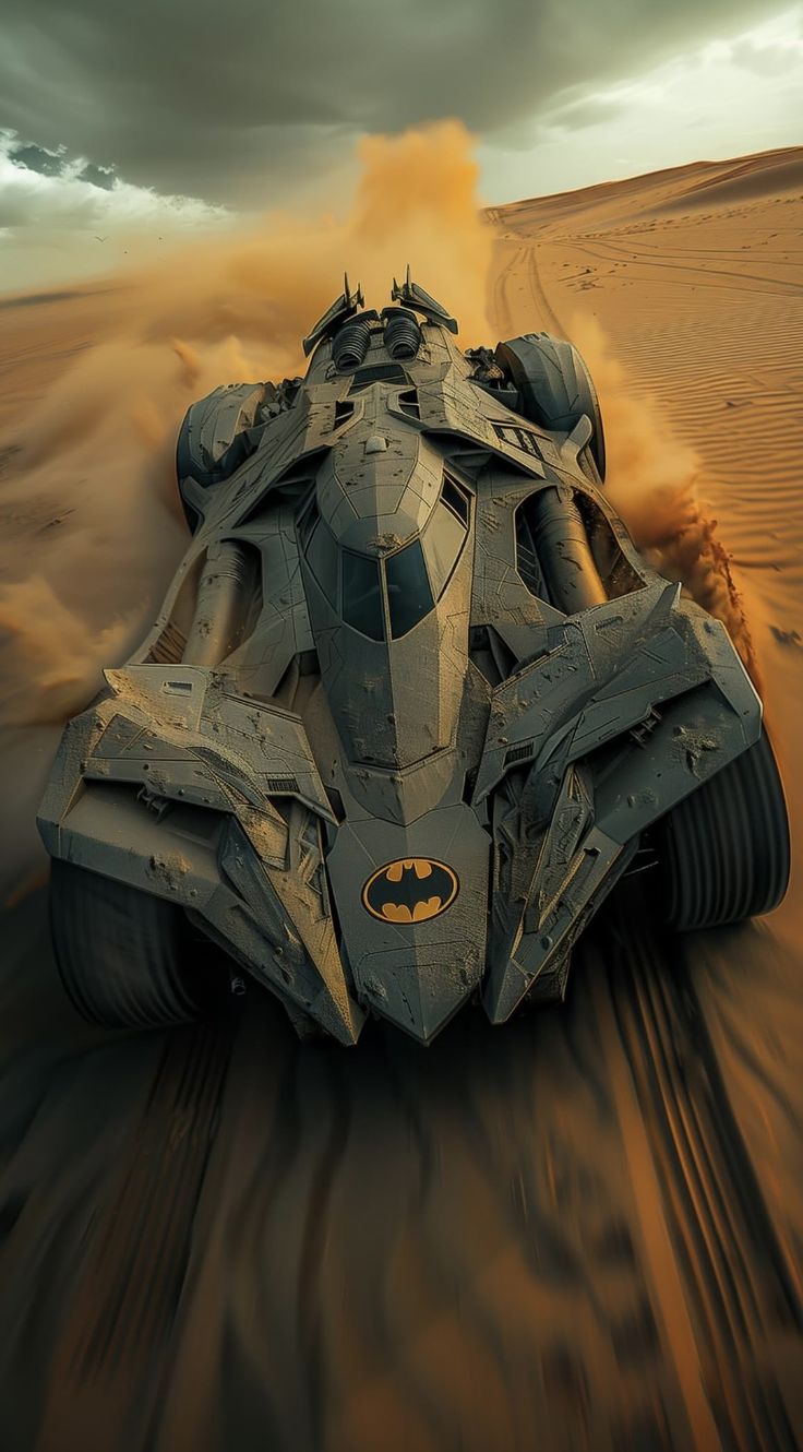 Batmobile Desert Chase - dope wallpaper for OpersCraft