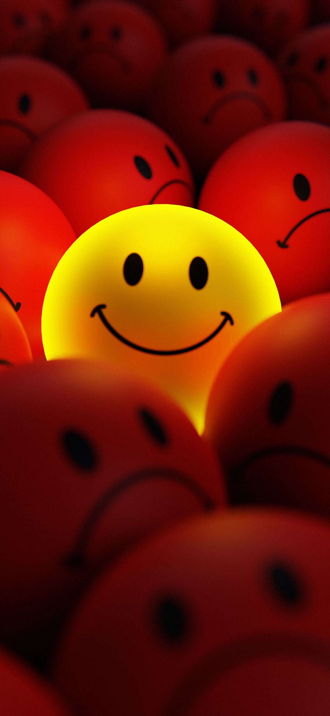 Be Happy Among Sadness - motivation wallpaper for OpersCraft