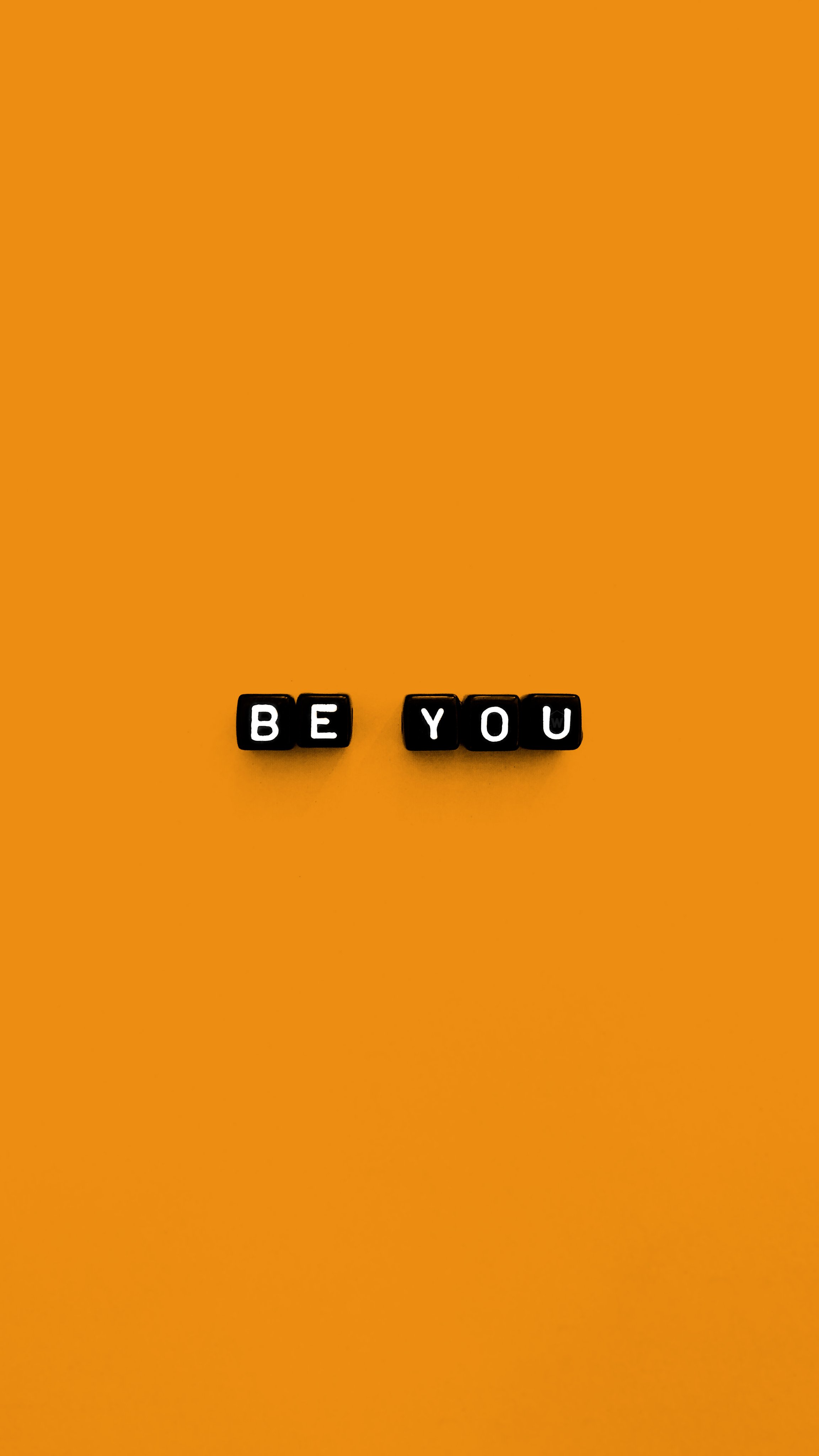 Be You Orange - motivation wallpaper for OpersCraft