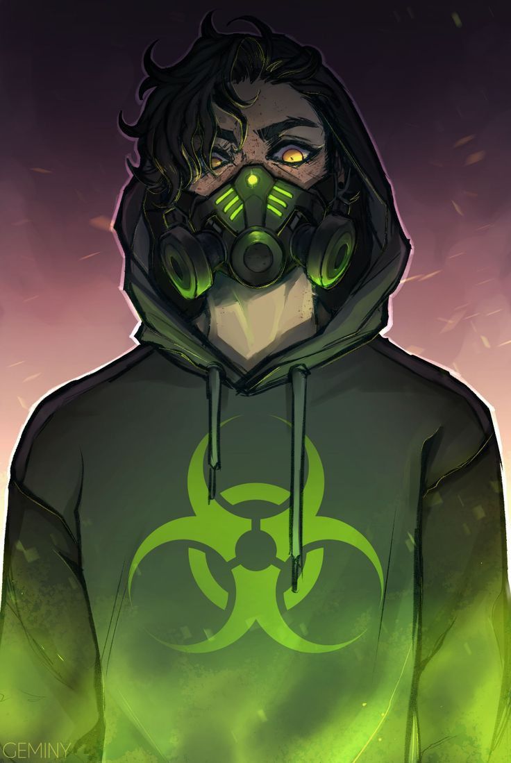 Biohazard Gas Mask Portrait - illustration wallpaper for OpersCraft