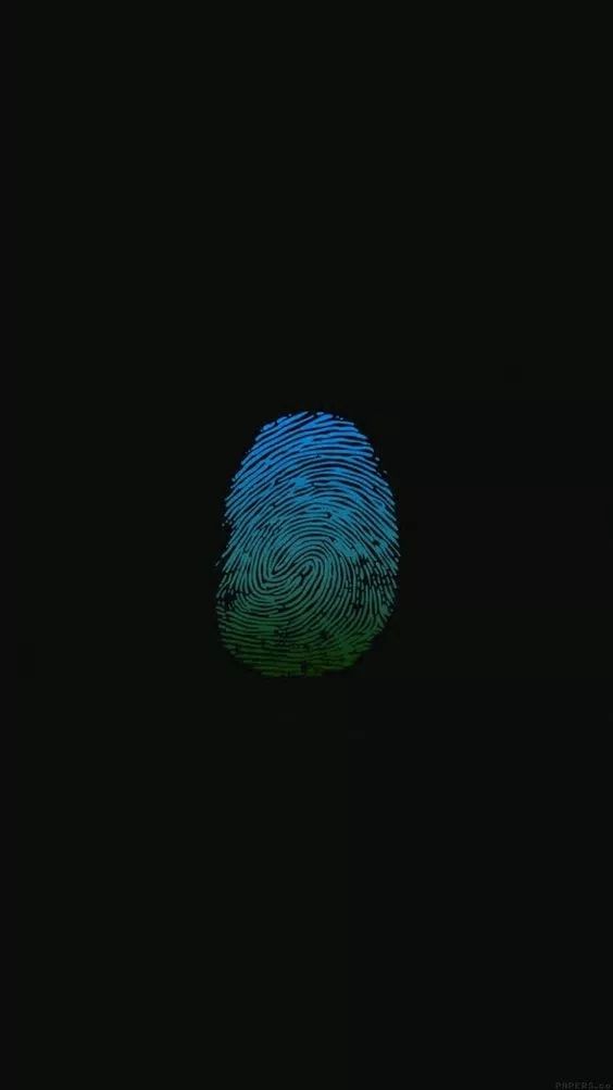 Biometric Fingerprint Glow - abstract wallpaper for OpersCraft