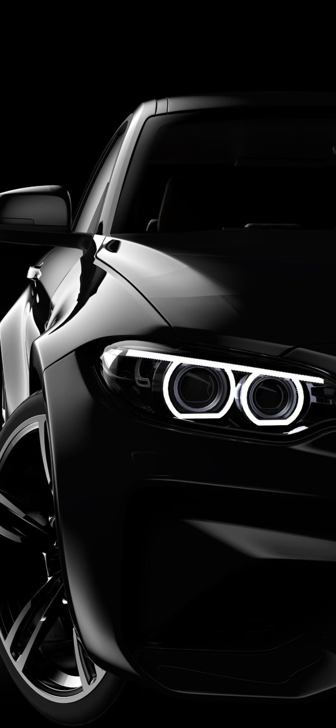 Black Car Headlights Detail - cars wallpaper for OpersCraft