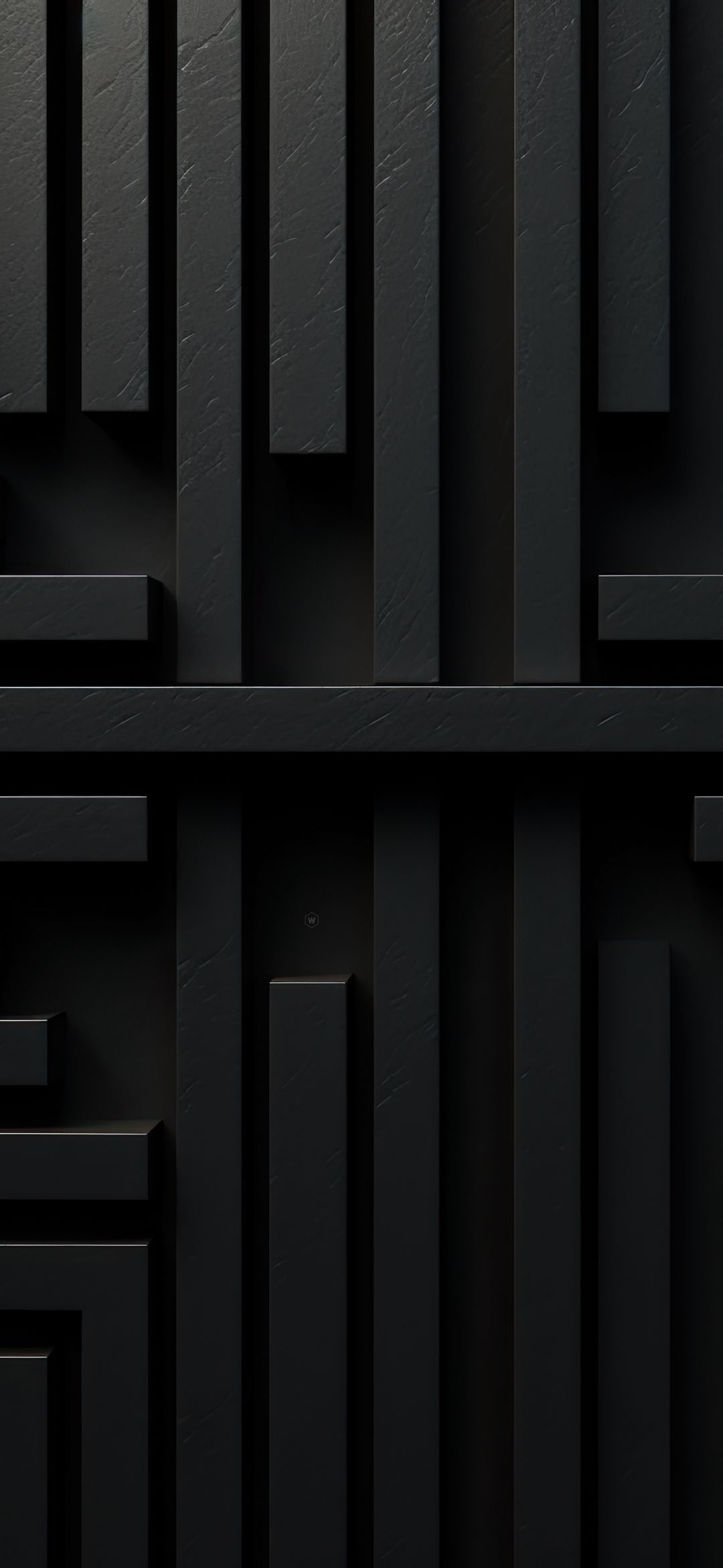 Black Geometric Abstraction - abstract wallpaper for OpersCraft