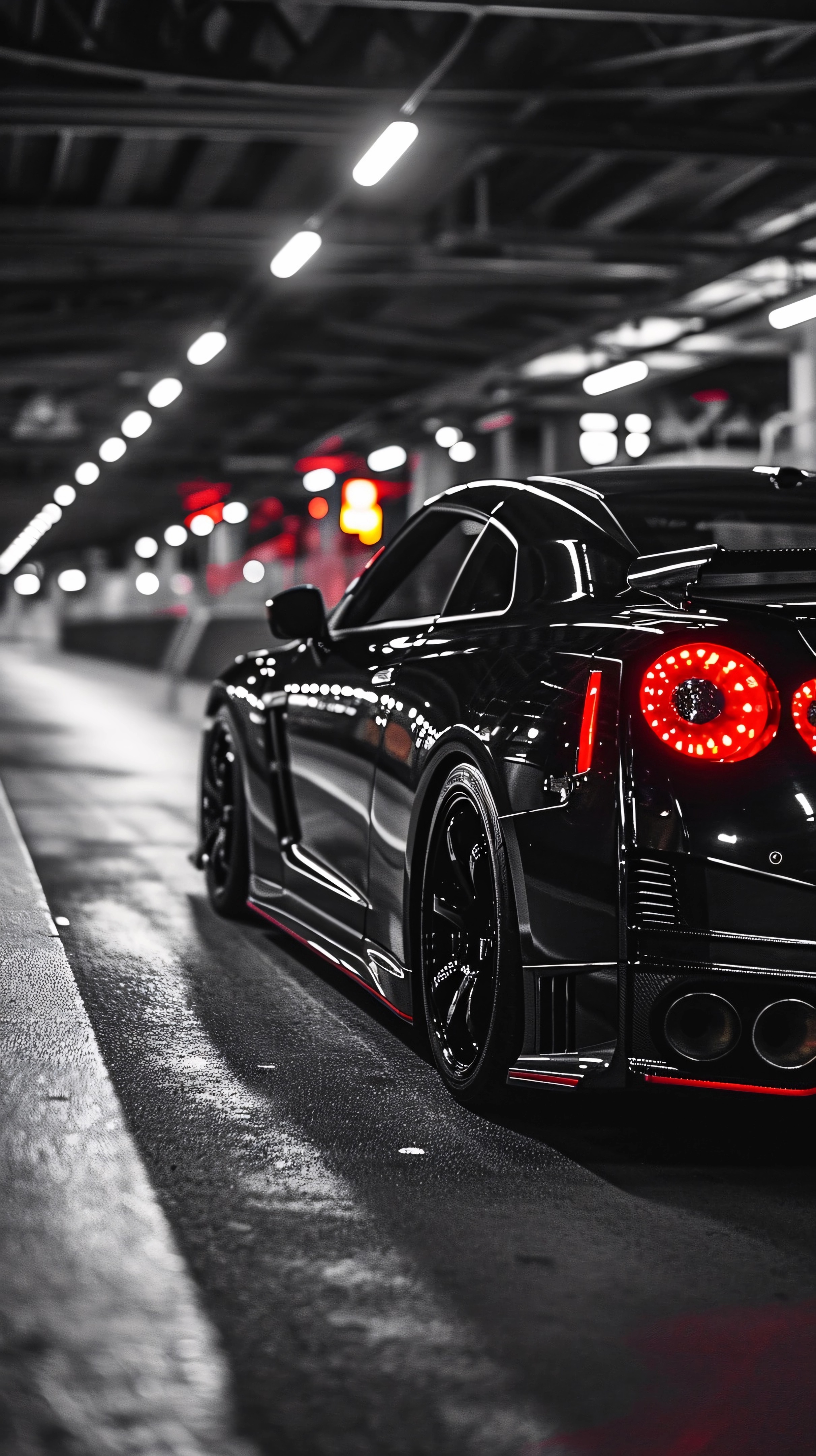 Black Nissan GTR - cars wallpaper for OpersCraft