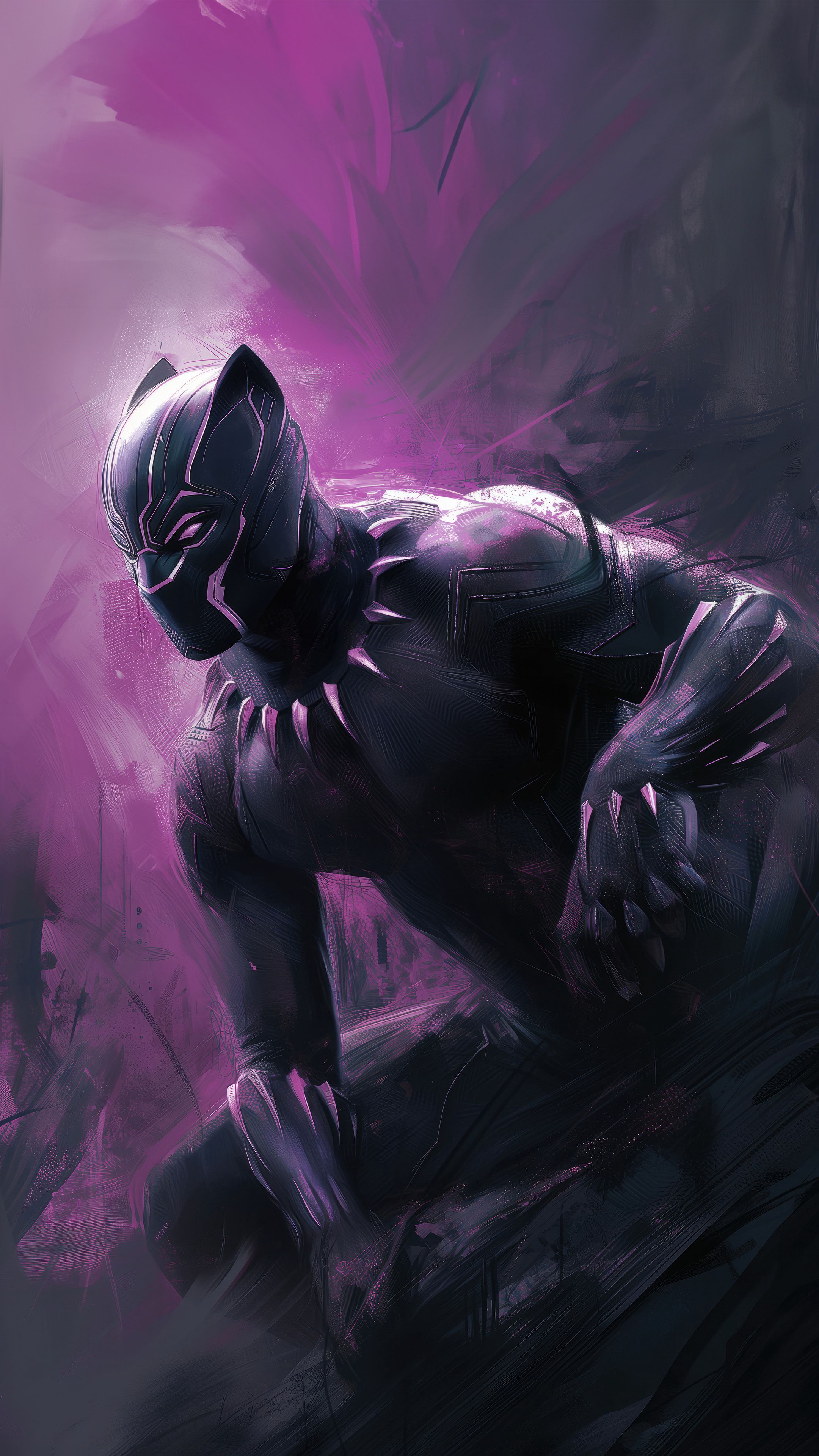 Black Panther Purple Haze - marvel wallpaper for OpersCraft