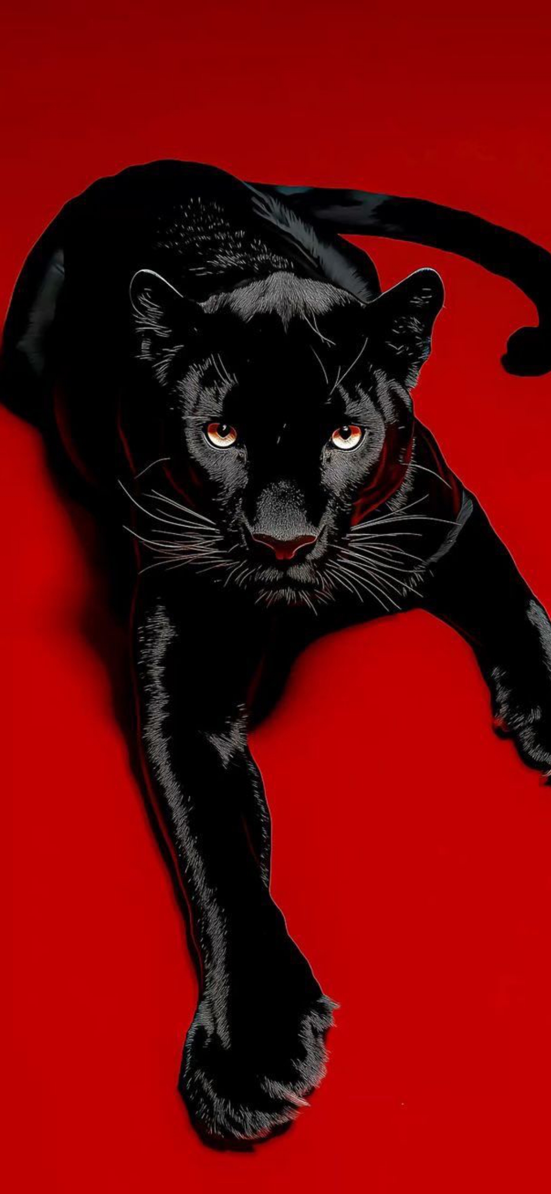 Black Panther Red Background - dope wallpaper for OpersCraft