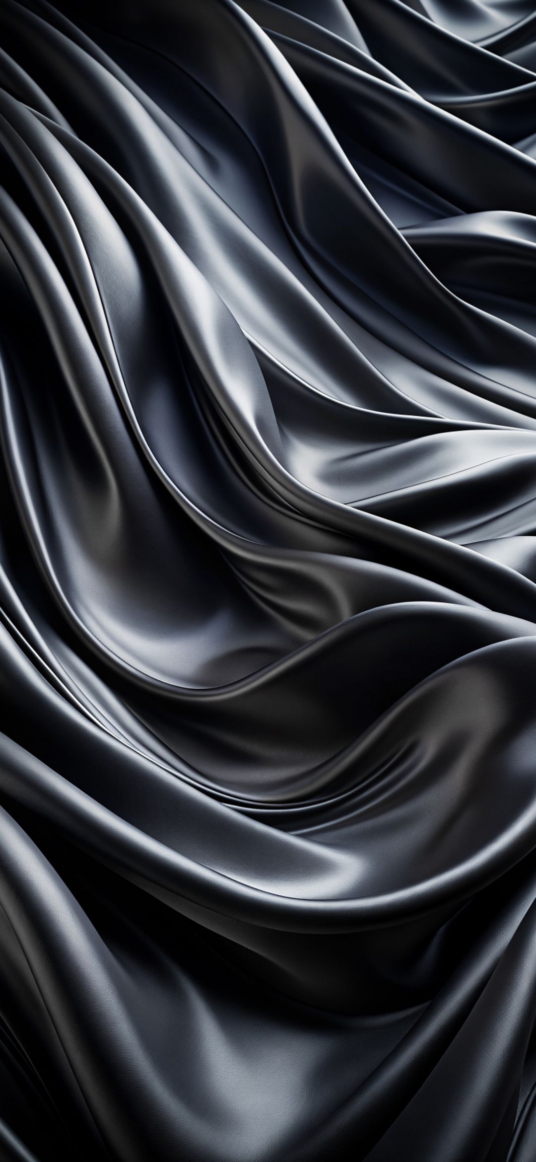 Black Satin Waves - abstract wallpaper for OpersCraft