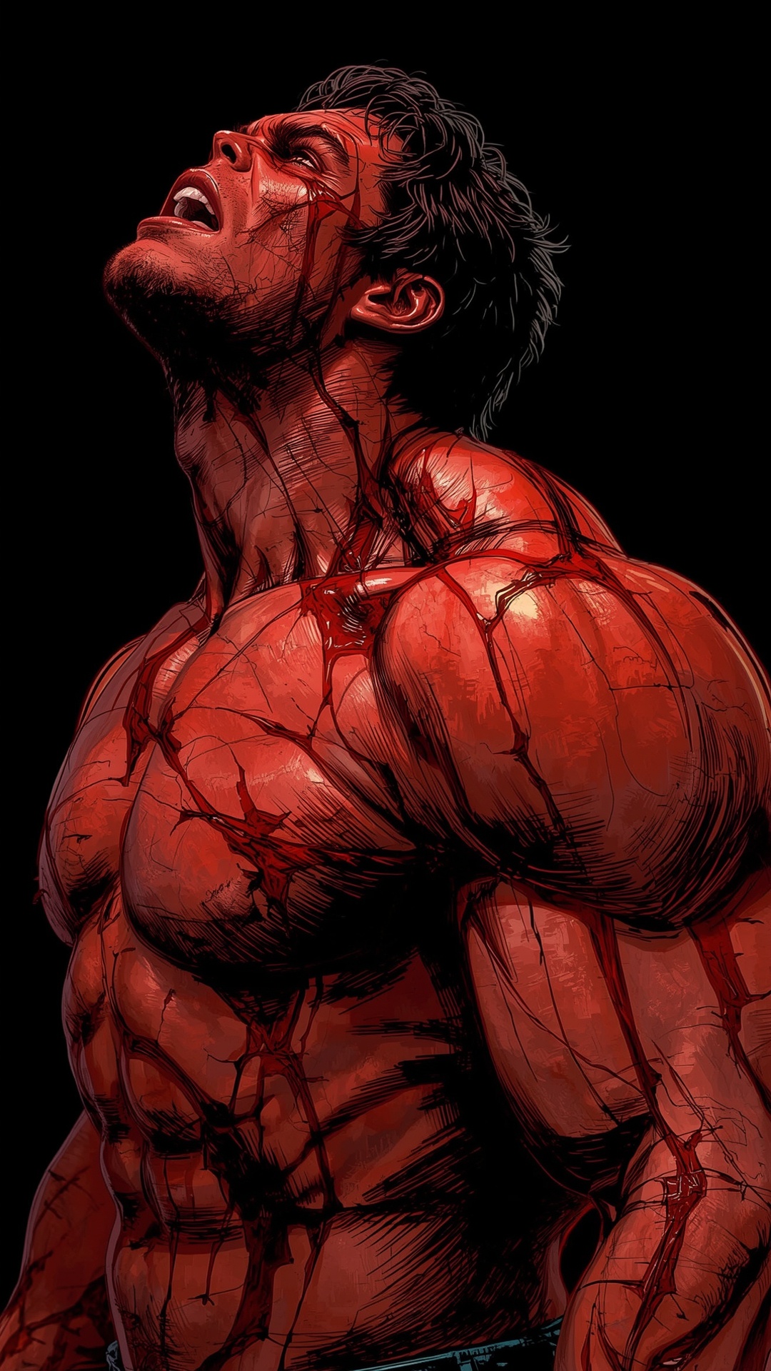 Bloody Crimson Rage - hulk wallpaper for OpersCraft