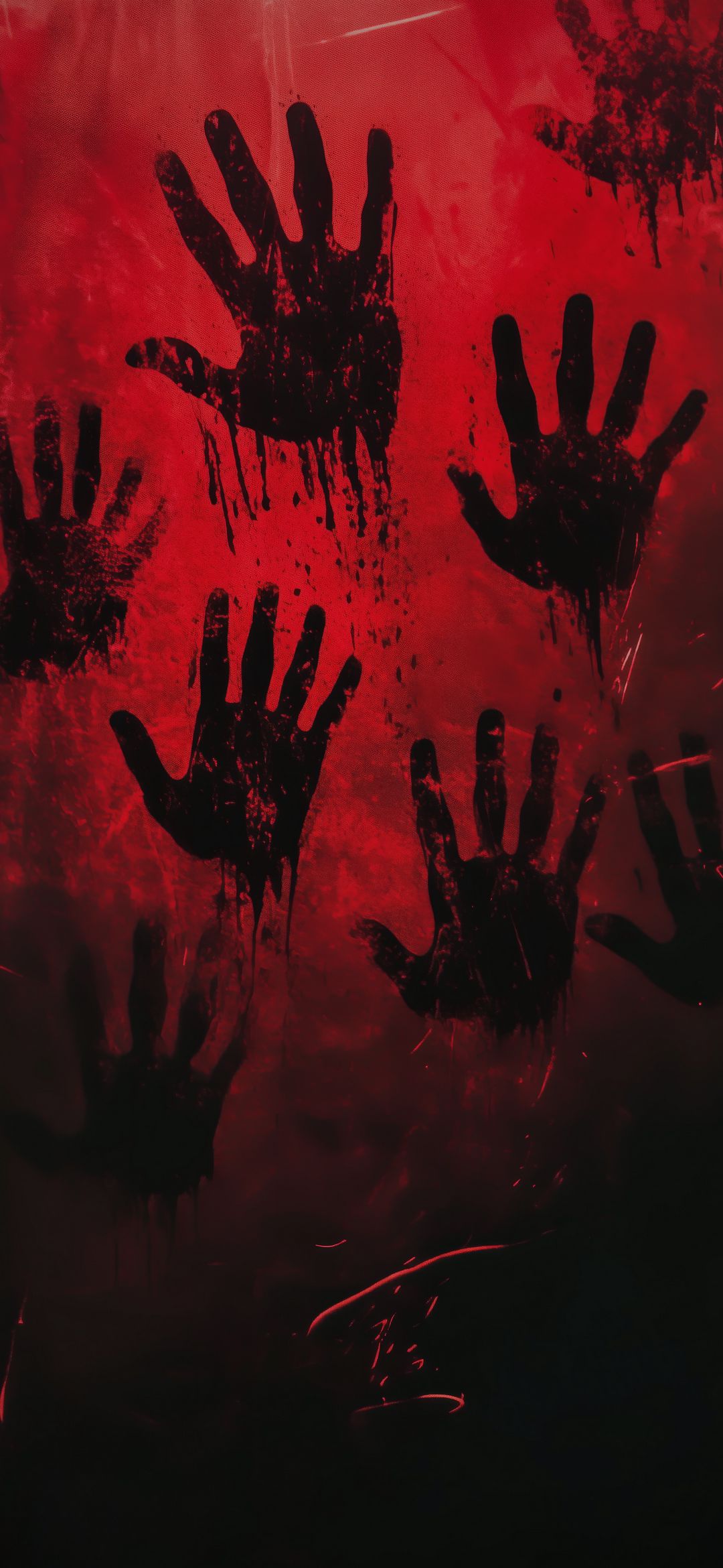 Bloody Handprints Wallpaper - gothic wallpaper for OpersCraft