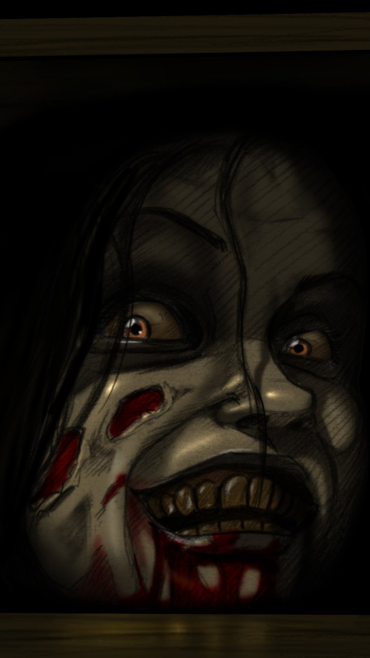 Bloody Horror Face - gothic wallpaper for OpersCraft