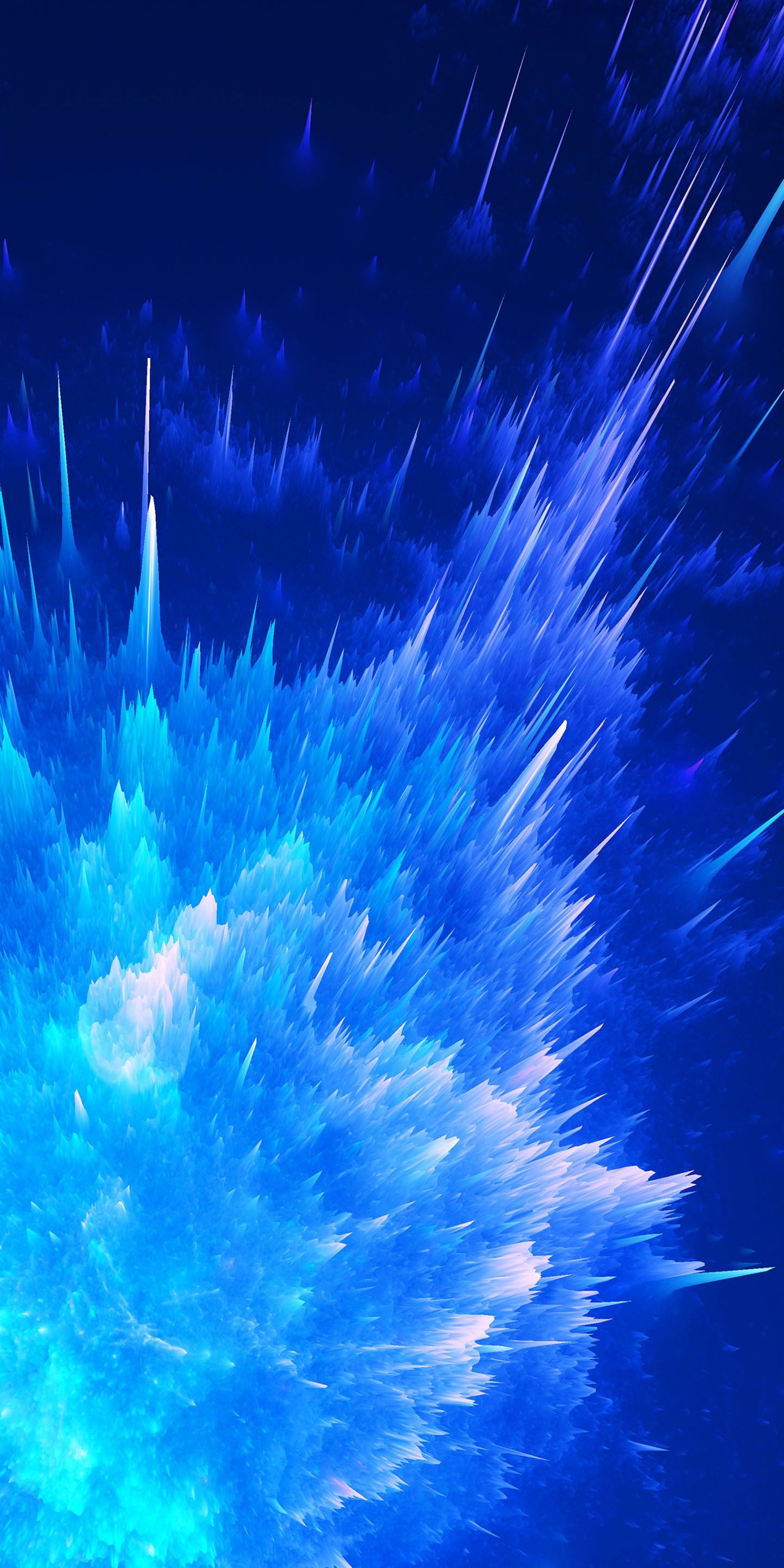 Blue Abstract Explosion - abstract wallpaper for OpersCraft