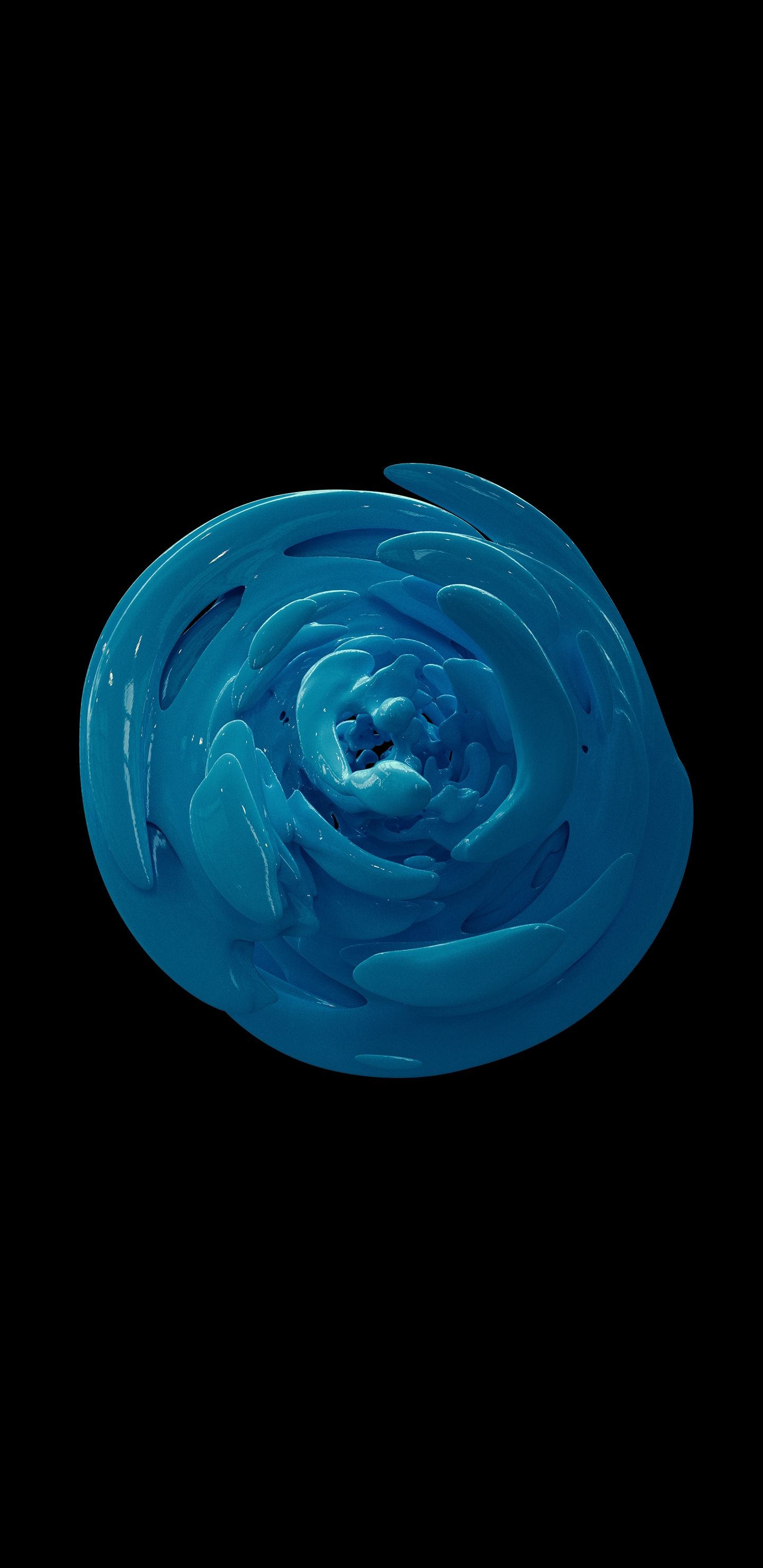 Blue Abstract Swirl - abstract wallpaper for OpersCraft