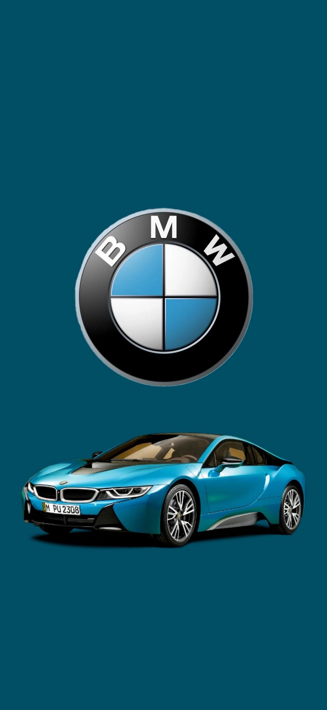 Blue BMW i8 - cars wallpaper for OpersCraft