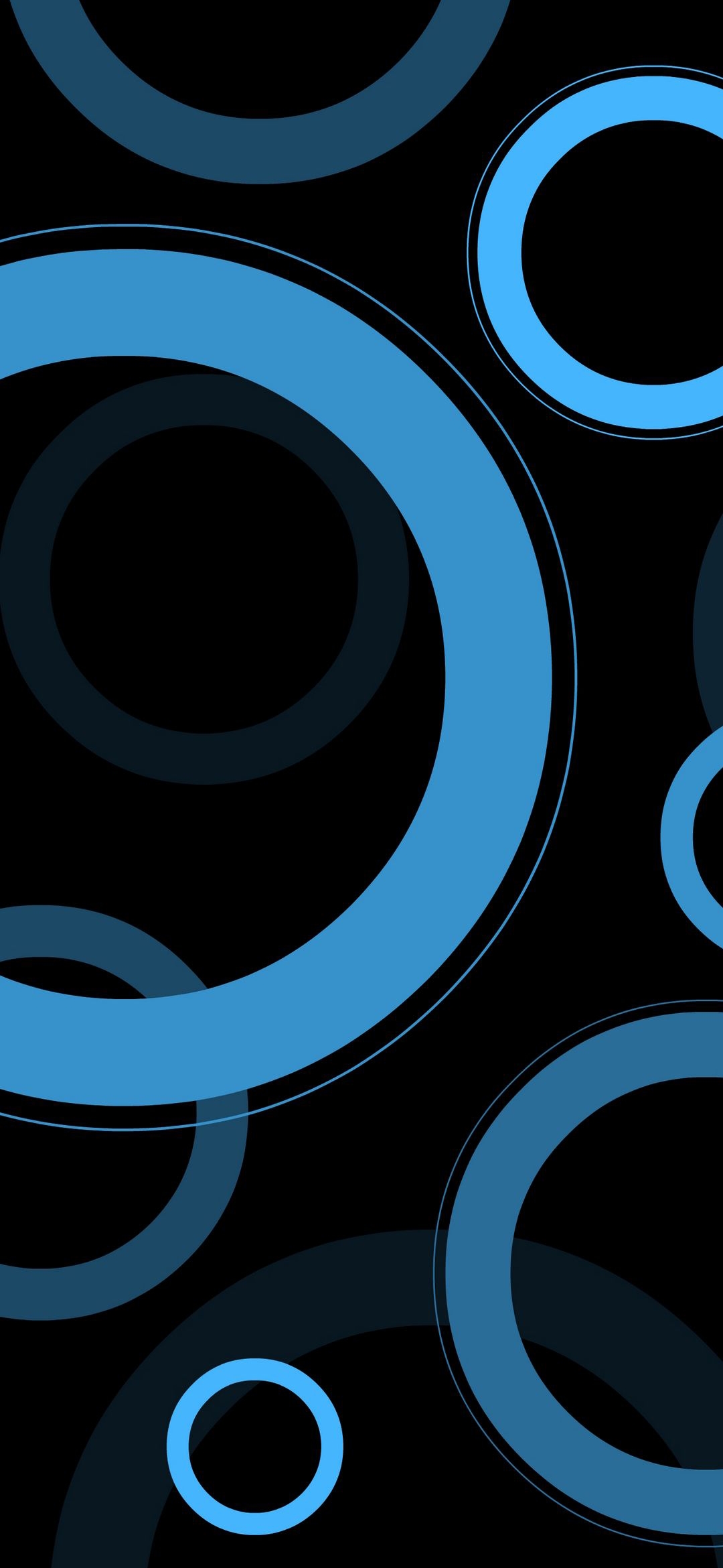 Blue Circle Abstract - abstract wallpaper for OpersCraft