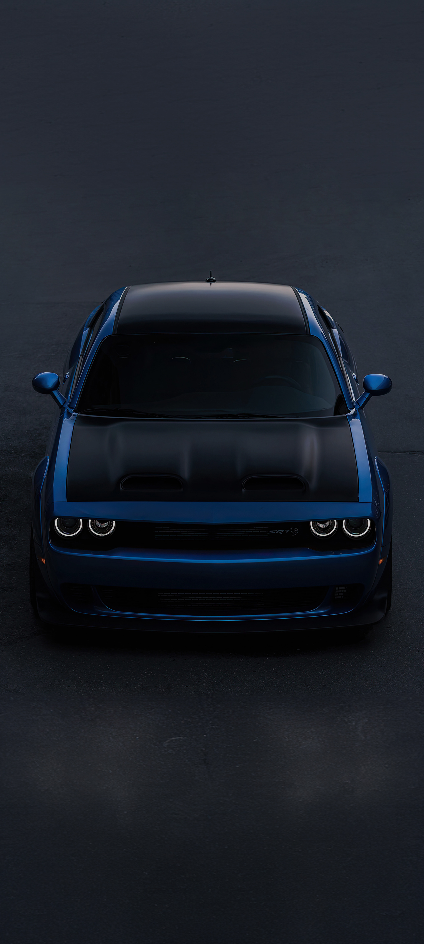 Blue Dodge Challenger SRT - cars wallpaper for OpersCraft