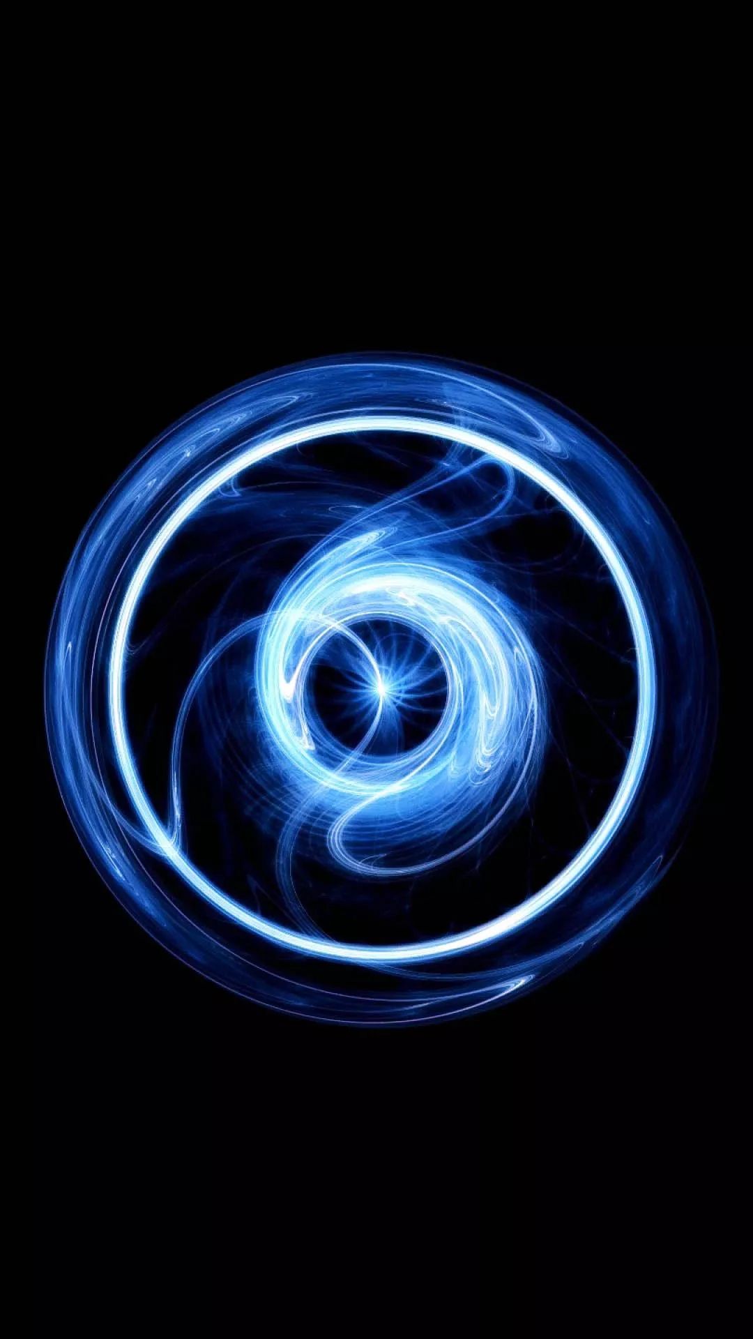 Blue Energy Swirl - abstract wallpaper for OpersCraft