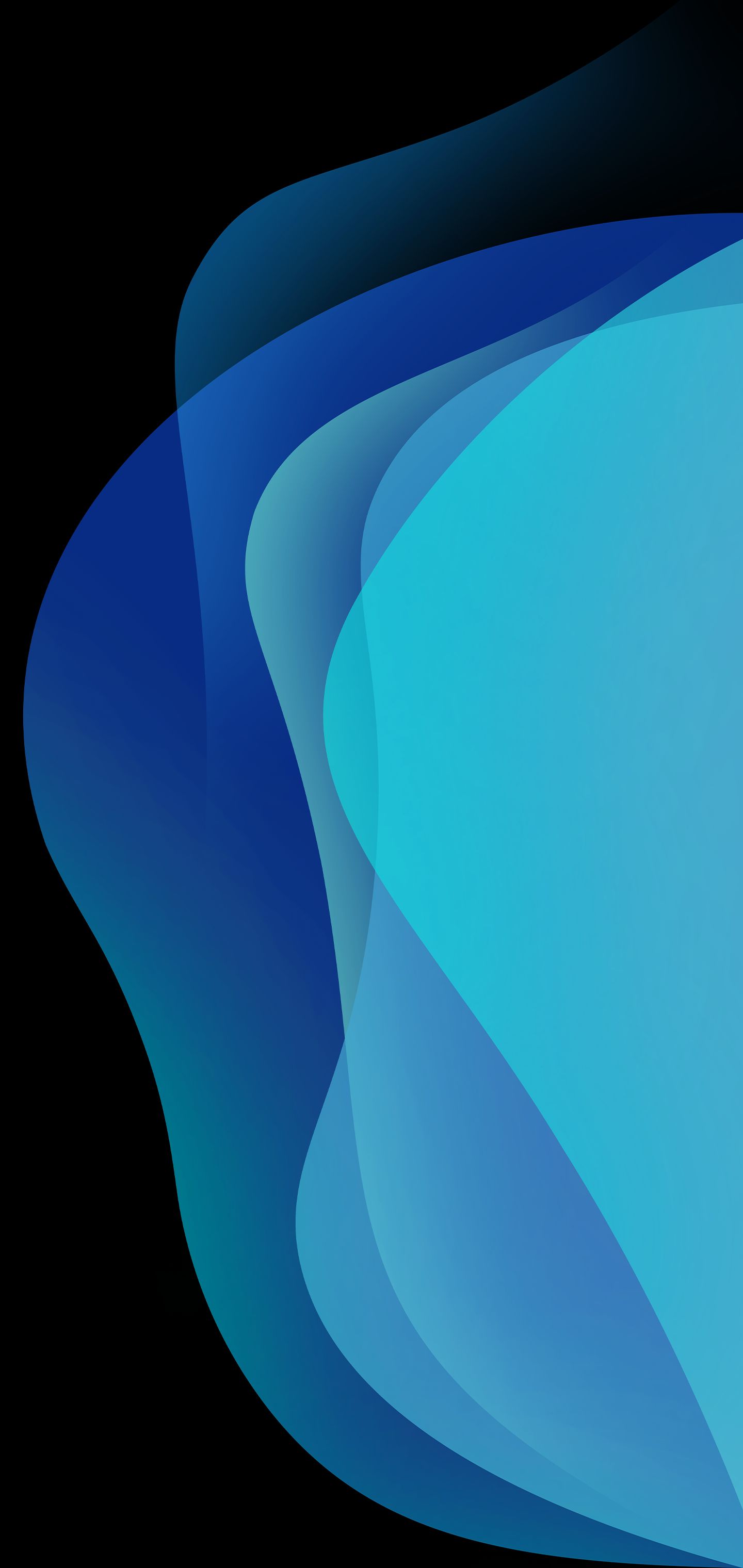 Blue Gradient Wave - abstract wallpaper for OpersCraft