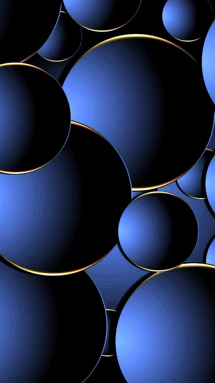 Blue Metallic Sphere Pattern - abstract wallpaper for OpersCraft