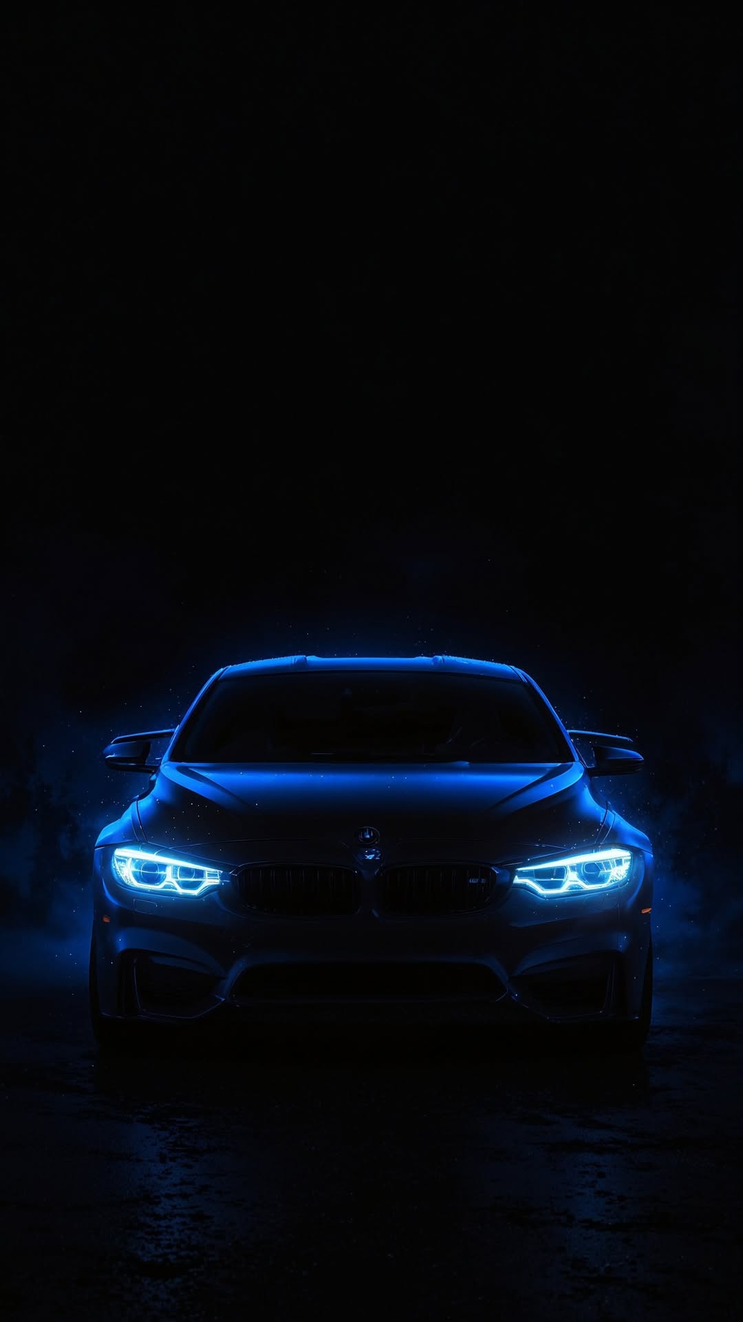 Blue Neon BMW - cars wallpaper for OpersCraft