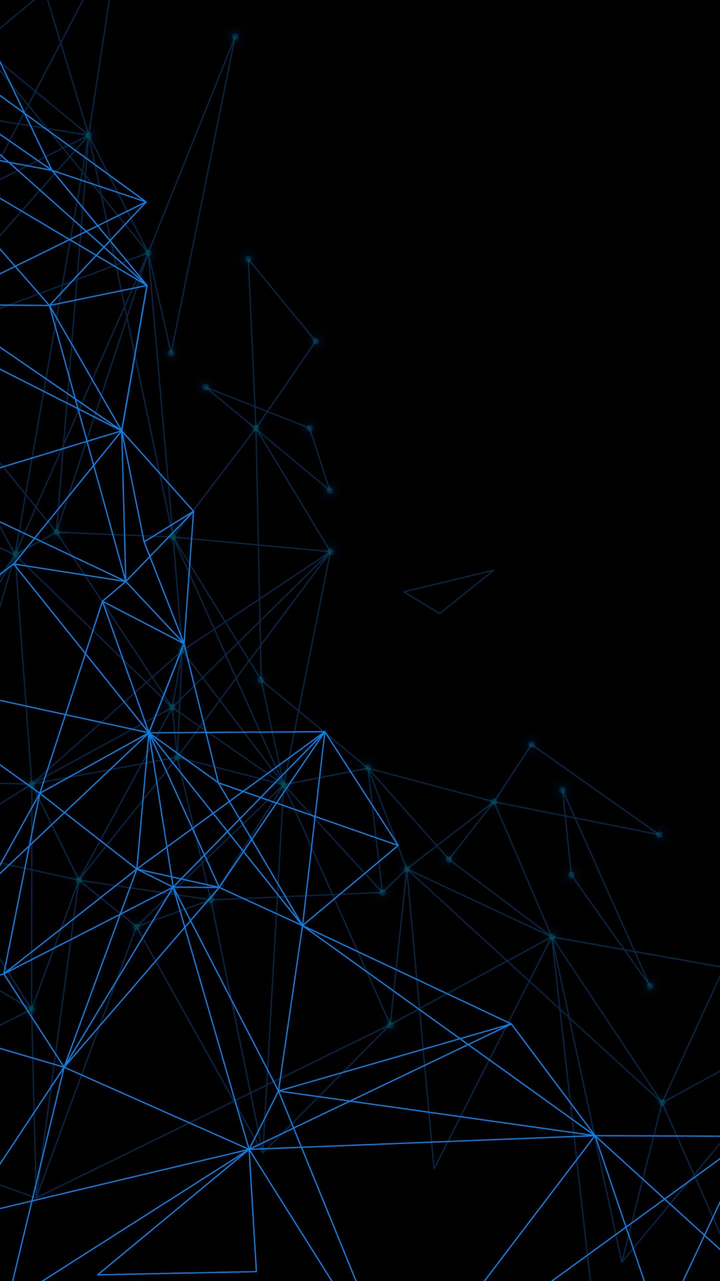 Blue Network Connection - abstract wallpaper for OpersCraft