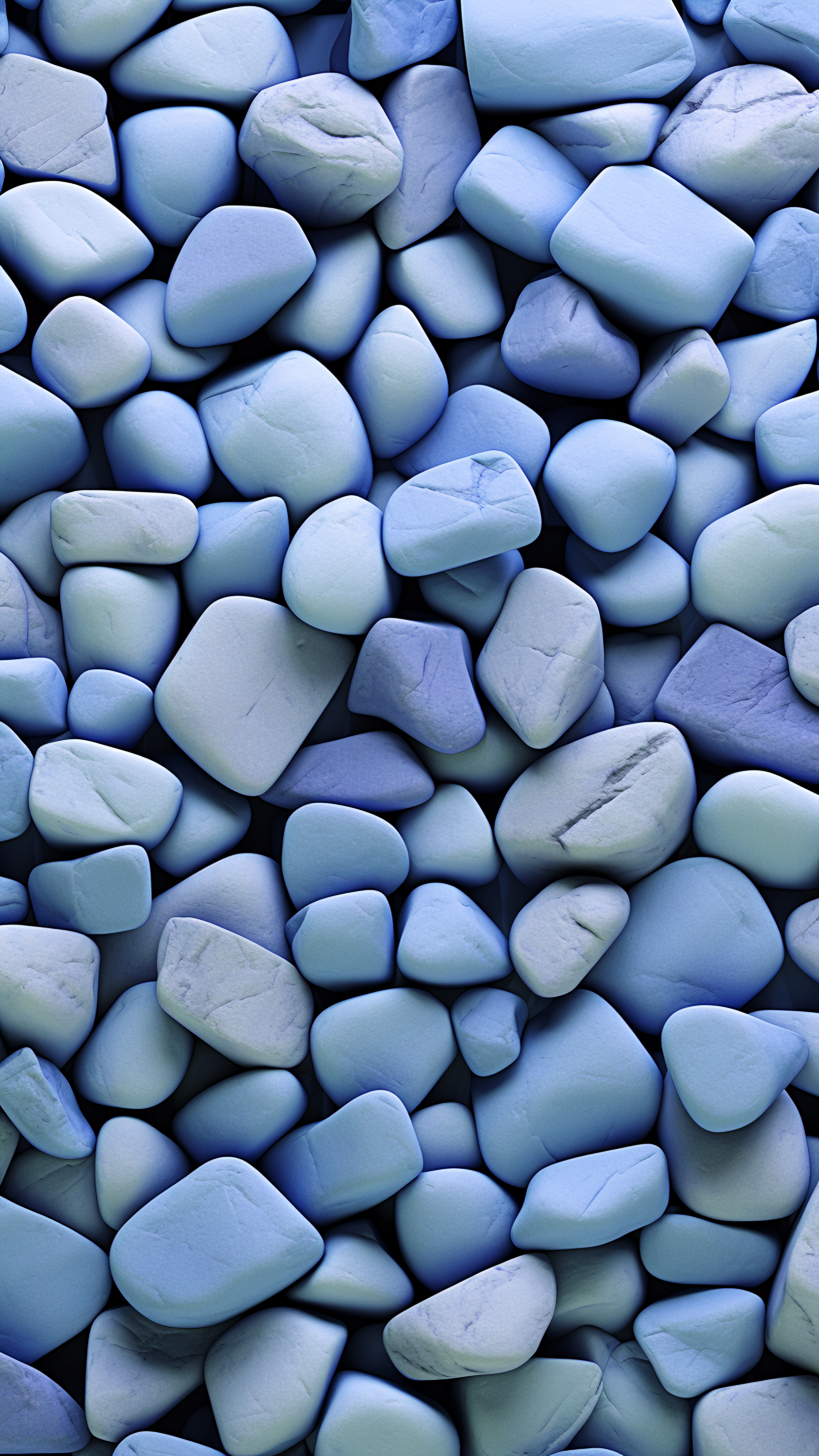 Blue Pebble Pile - random wallpaper for OpersCraft