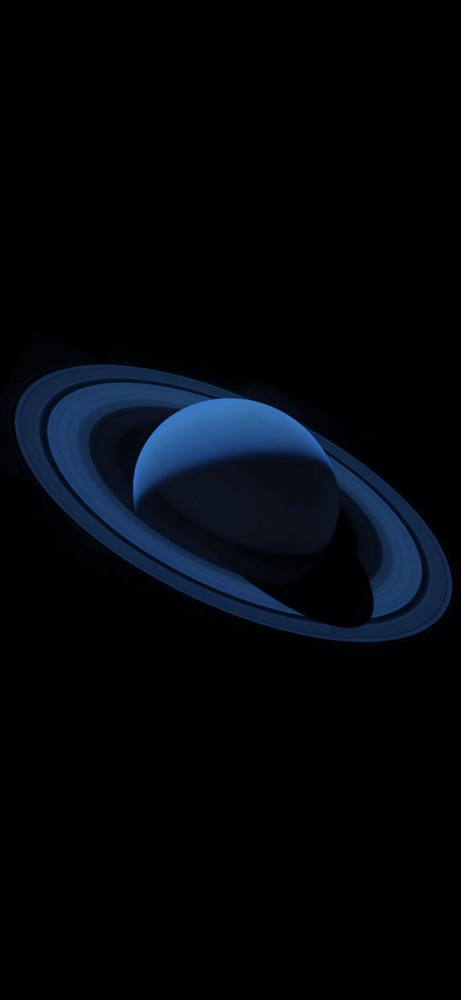 Blue Ringed Planet - space wallpaper for OpersCraft