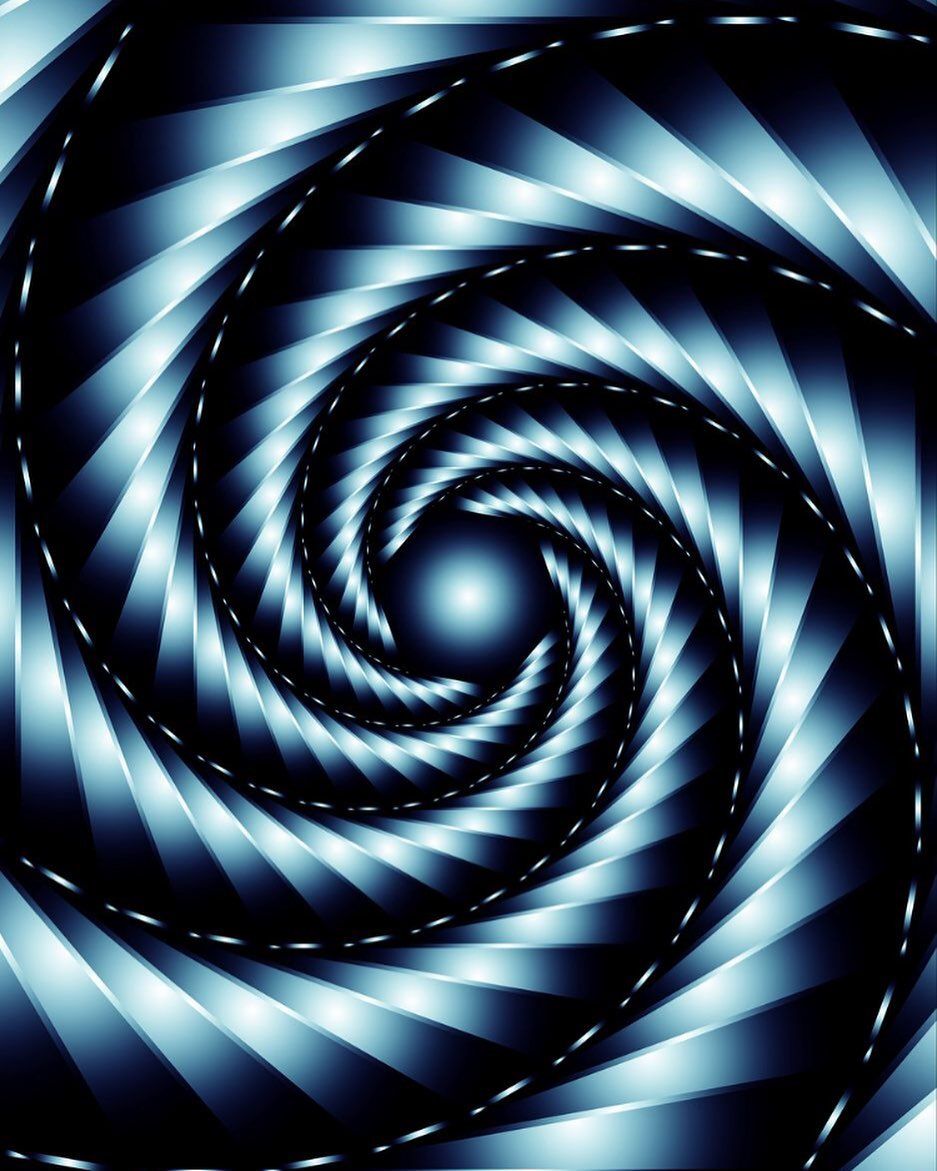 Blue Swirl Hypnotic Pattern - abstract wallpaper for OpersCraft
