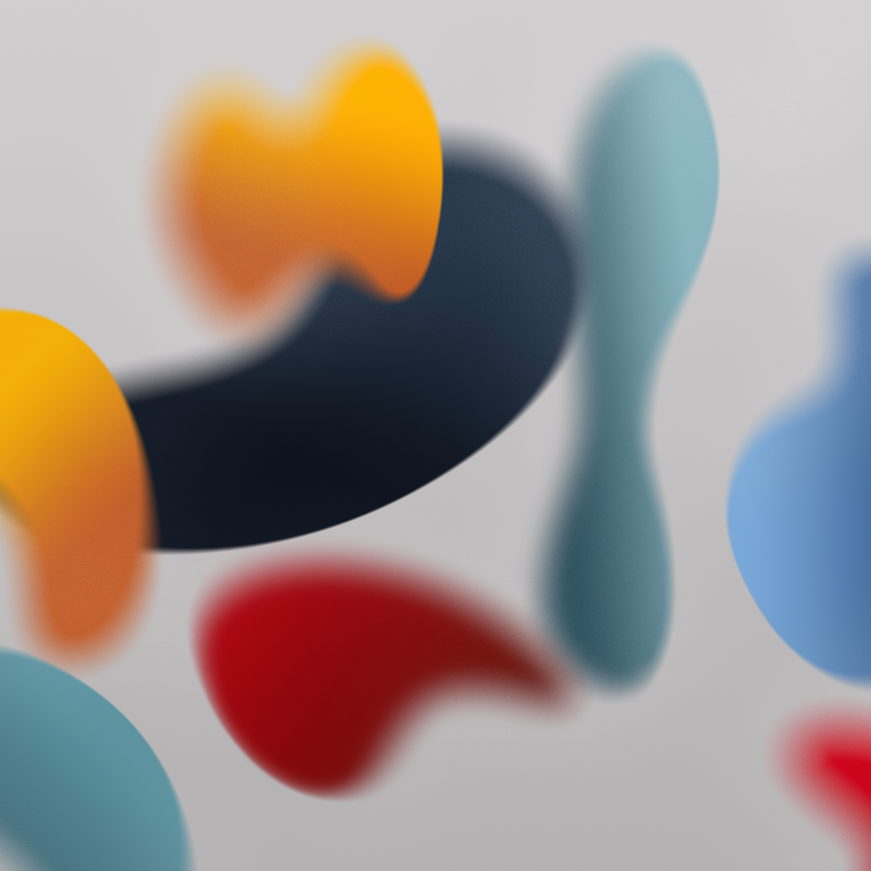 Blurred Colorful Shapes - abstract wallpaper for OpersCraft