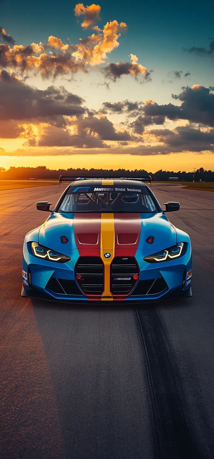 BMW M4 Racecar Sunset - ferrari wallpaper for OpersCraft