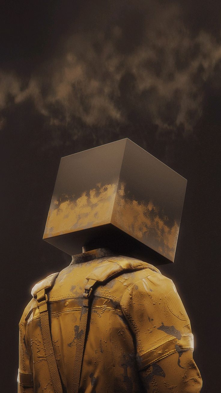 Box_Head_Figure_Cloudy_Sky - random wallpaper for OpersCraft