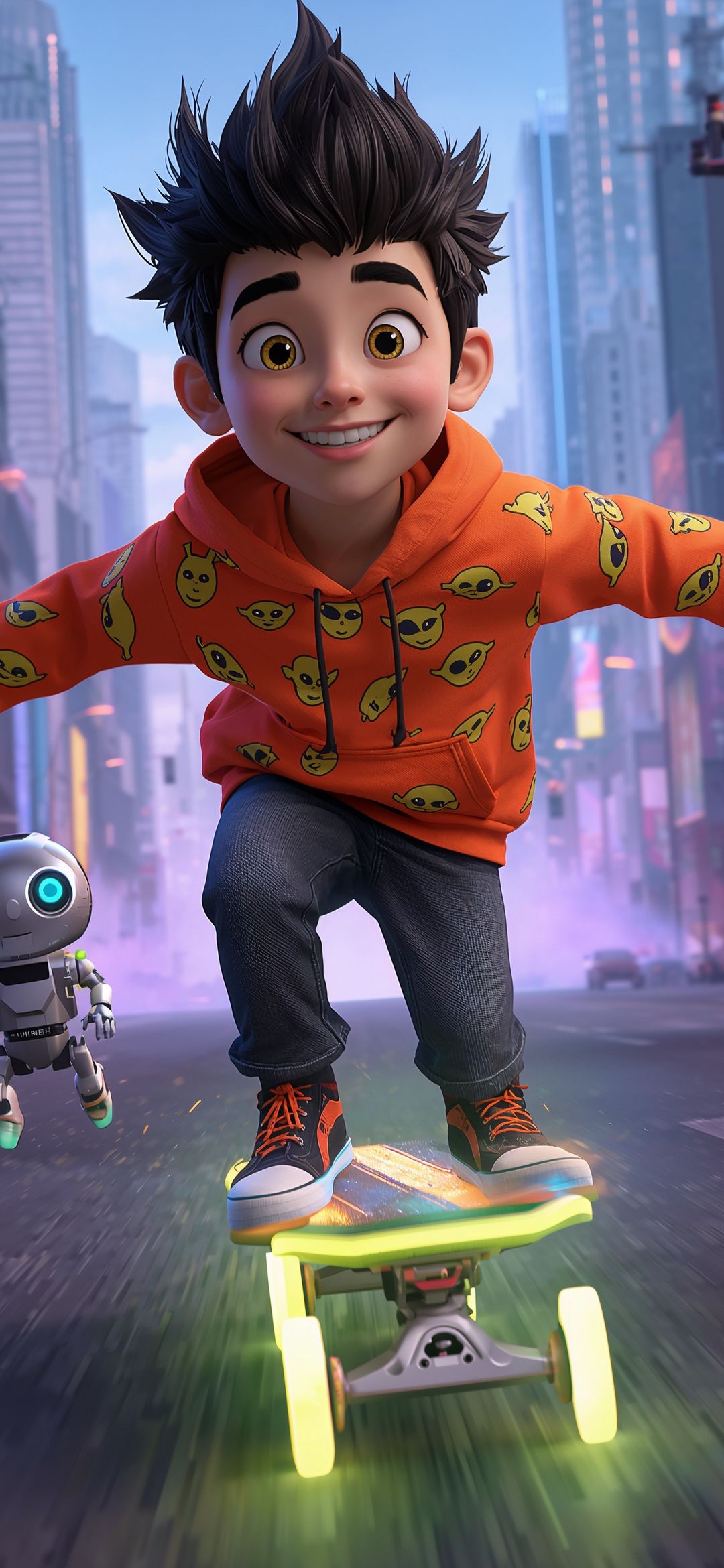 Boy on Skateboard - character wallpaper for OpersCraft