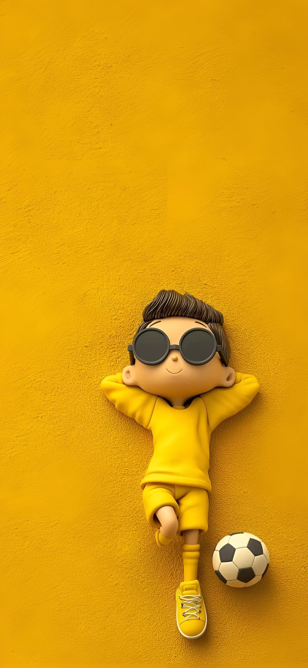 Boy with Soccer Ball - dope wallpaper for OpersCraft