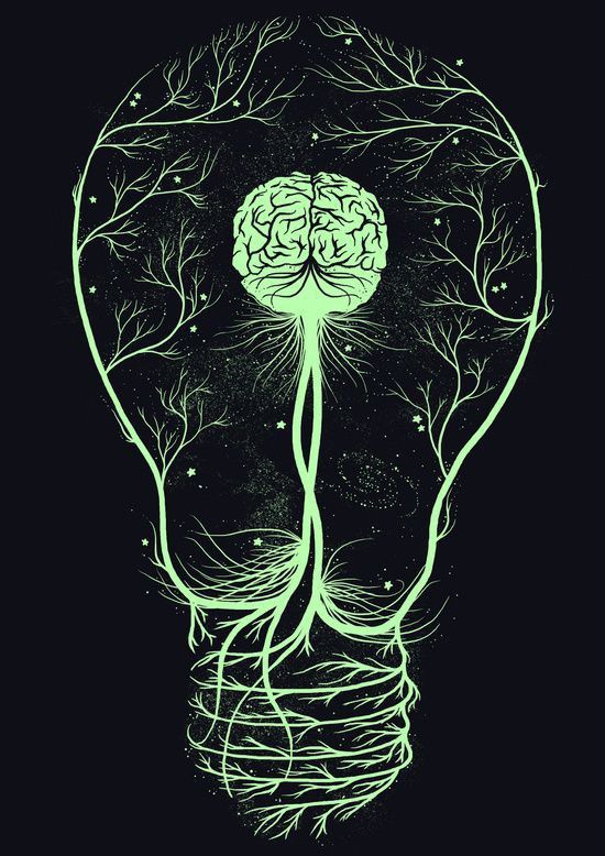 Brain Bulb Idea - science wallpaper for OpersCraft
