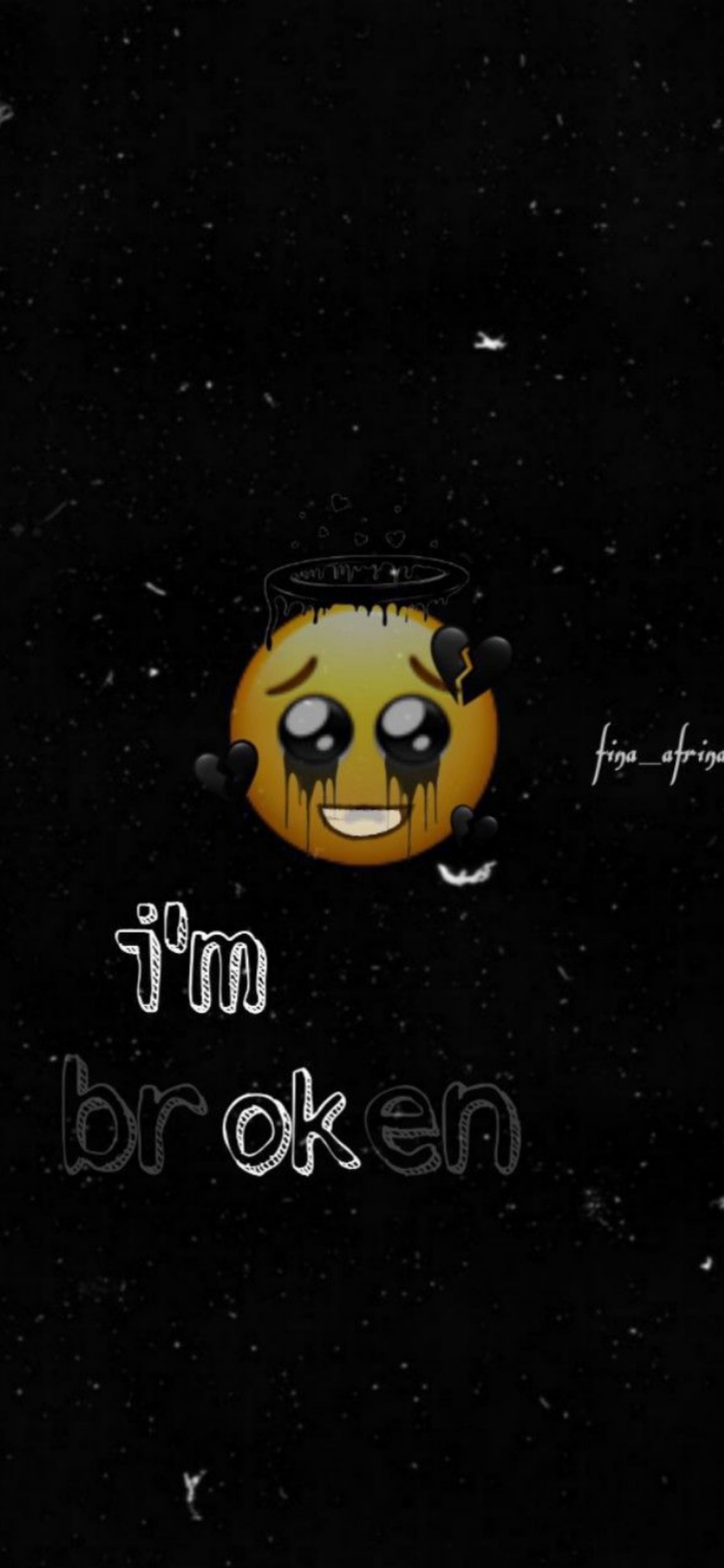Broken Emoji Sadness - sad wallpaper for OpersCraft