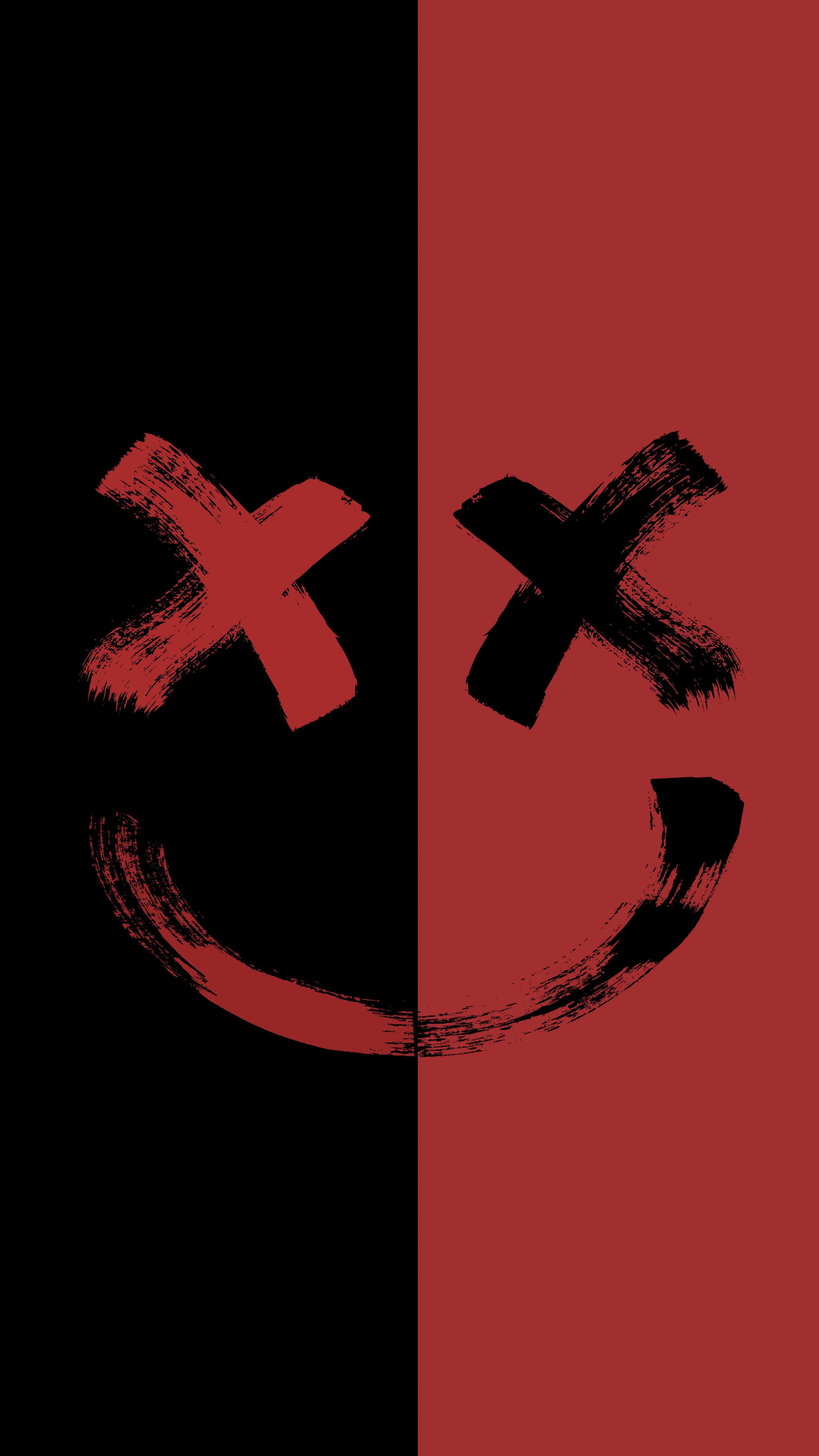 Brushstroke Smiley Face - abstract wallpaper for OpersCraft