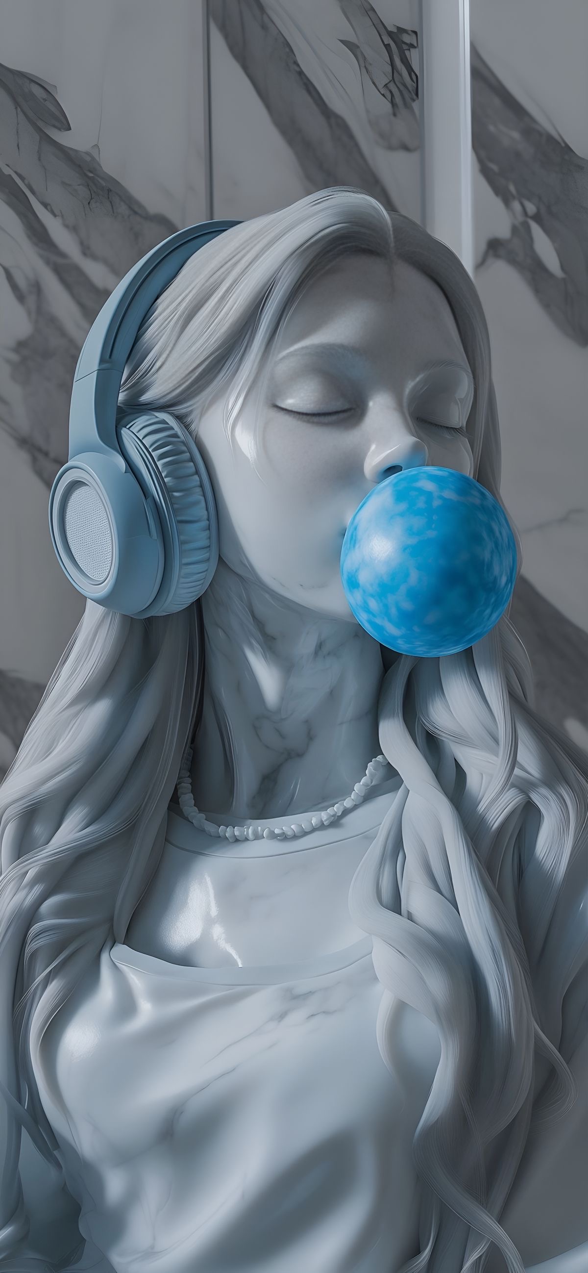 Bubblegum Serenity Sculpture - sculpture wallpaper for OpersCraft