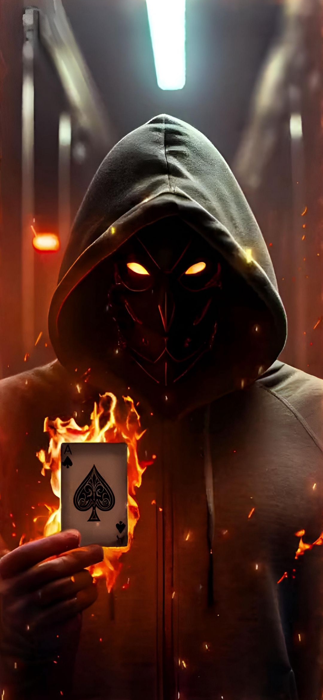 Burning Ace of Spades - games wallpaper for OpersCraft