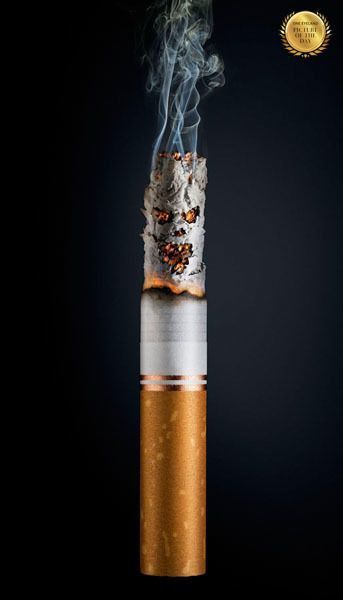 Burning Cigarette Still Life - still life wallpaper for OpersCraft