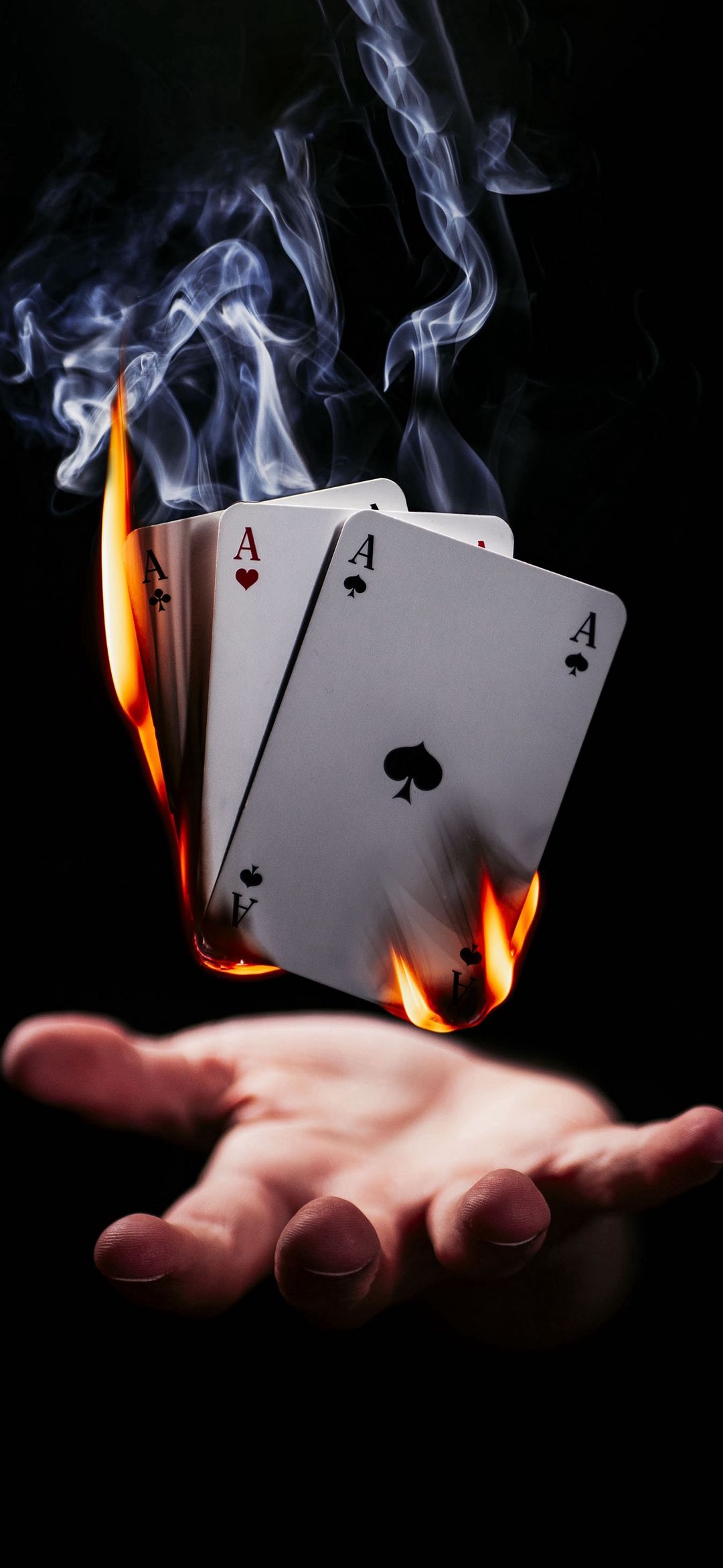 BurningAcesHandWallpaper - games wallpaper for OpersCraft