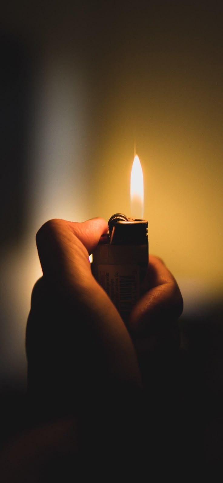 Hand Holding Lit Lighter - dark wallpaper for OpersCraft