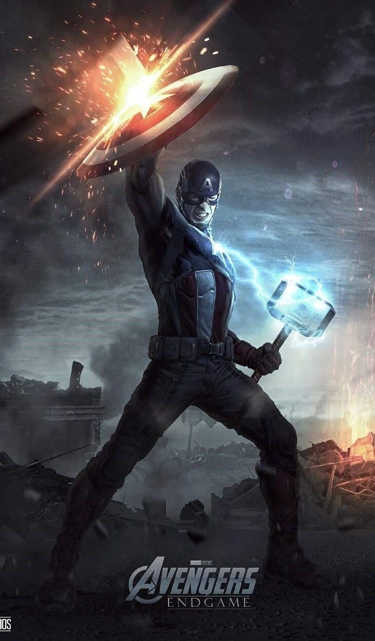 Captain America Endgame Power - marvel wallpaper for OpersCraft