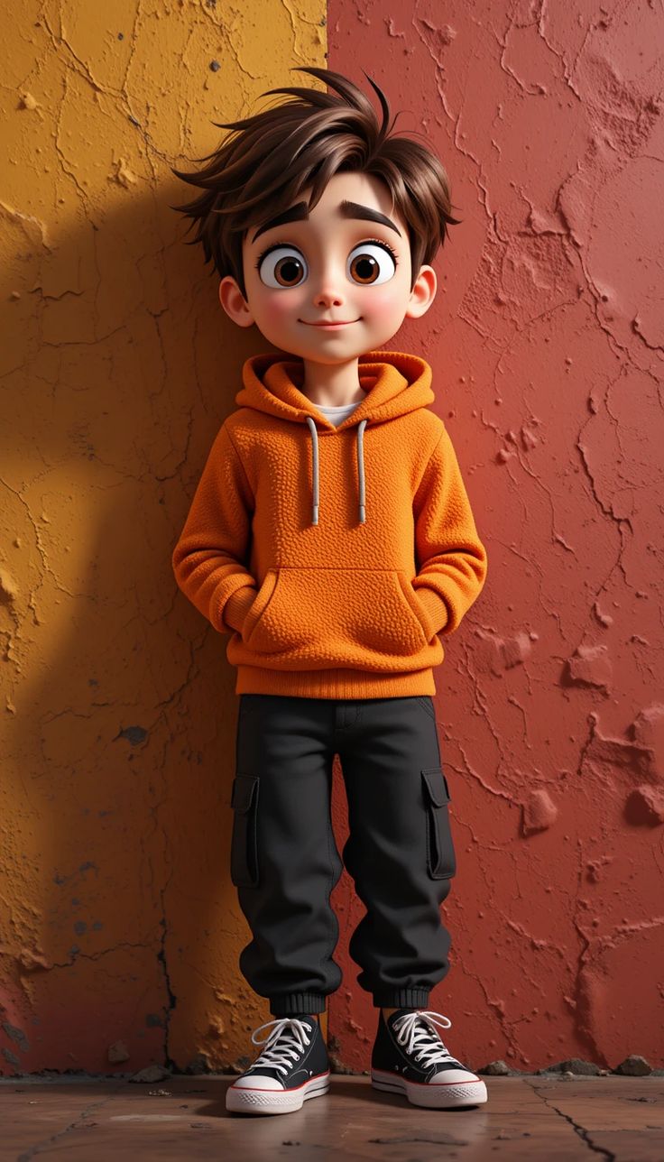 Cartoon Boy with Hoodie - dope wallpaper for OpersCraft