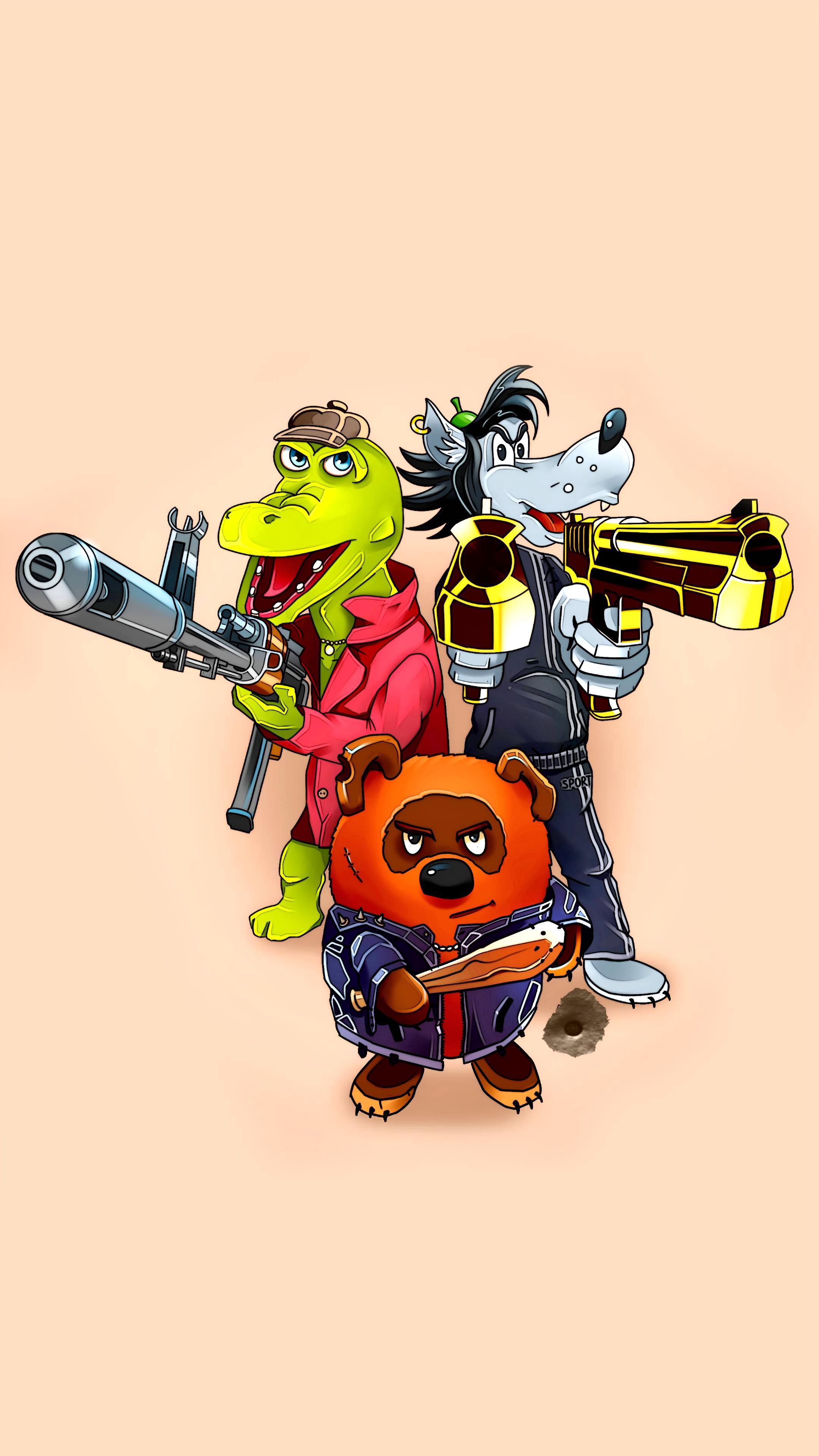 Cartoon Gangster Animals - gangster wallpaper for OpersCraft