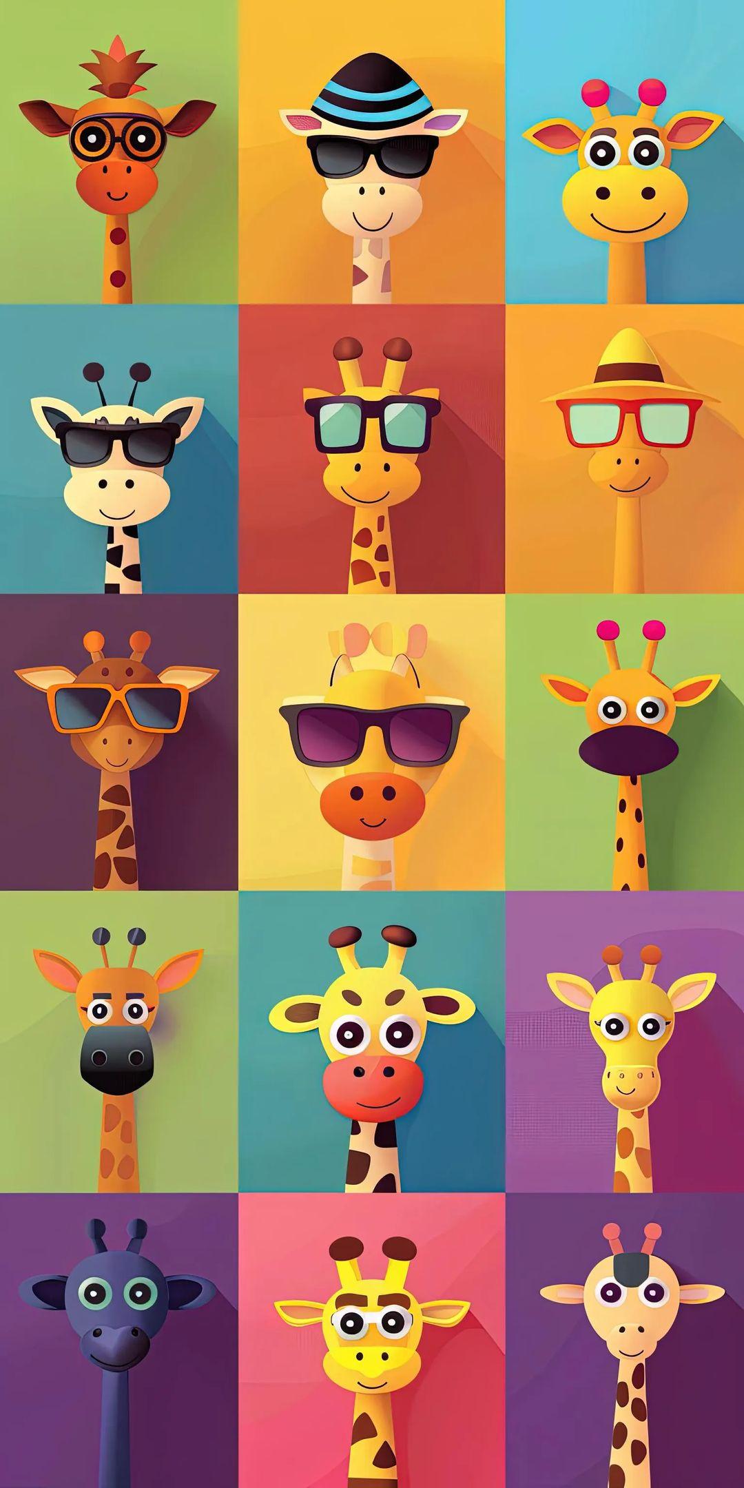 Cartoon Giraffe Collection - giraffe wallpaper for OpersCraft