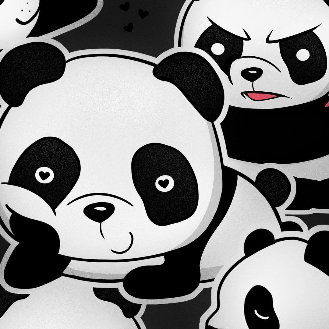 Cartoon Panda Expressions - panda wallpaper for OpersCraft
