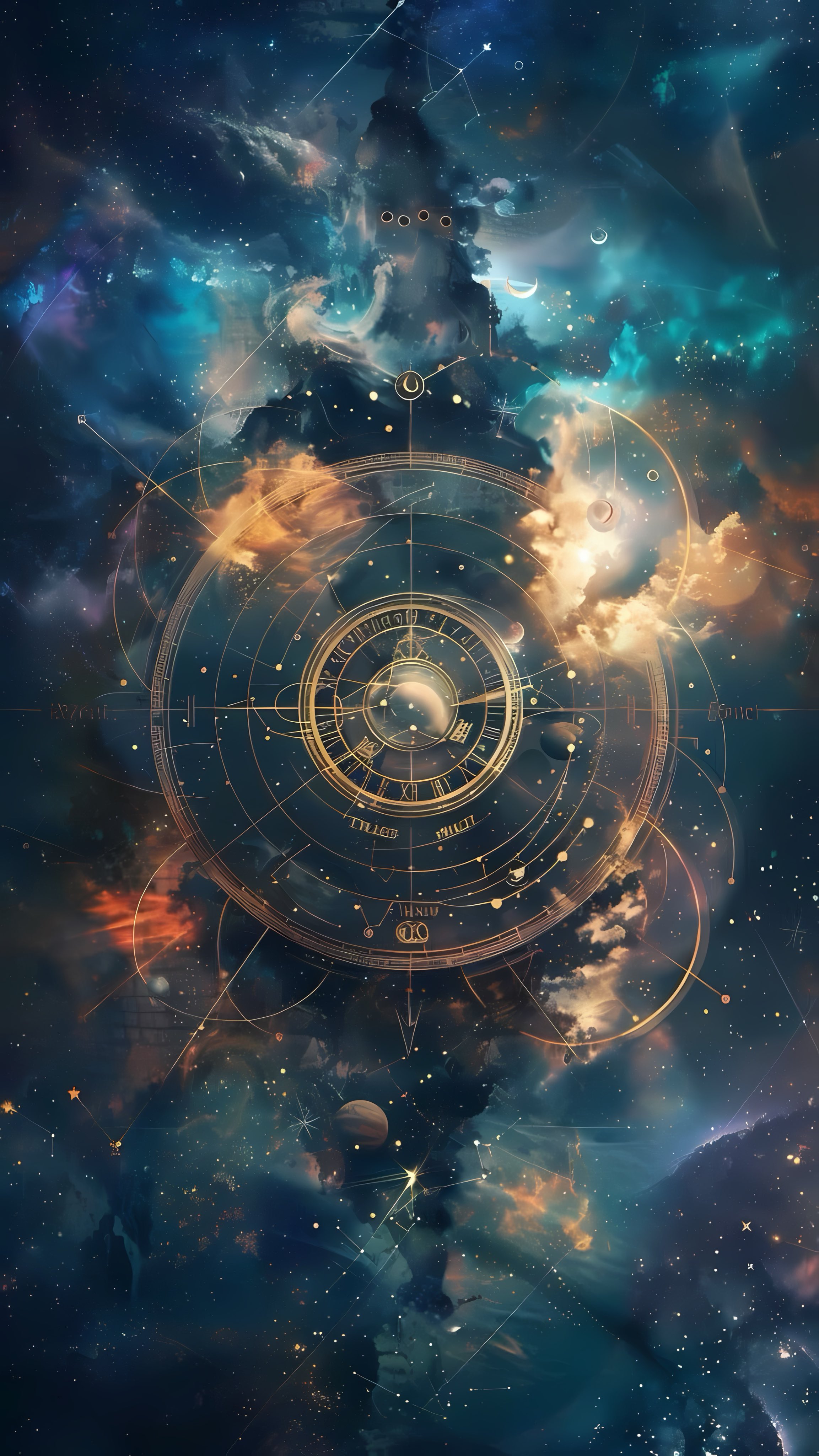 Celestial Astrological Chart - astrology wallpaper for OpersCraft