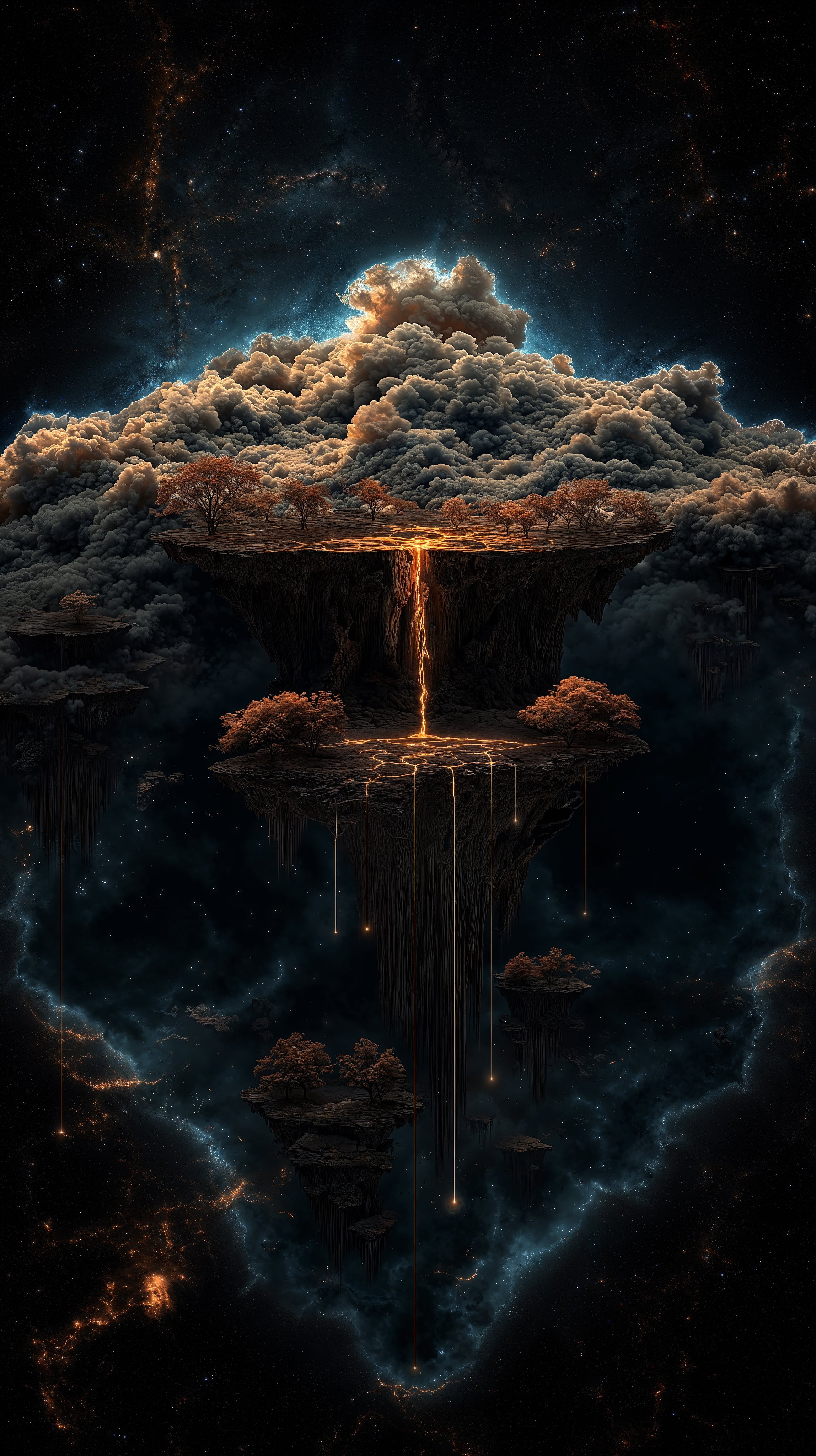 Celestial Floating Islands - fantasy wallpaper for OpersCraft