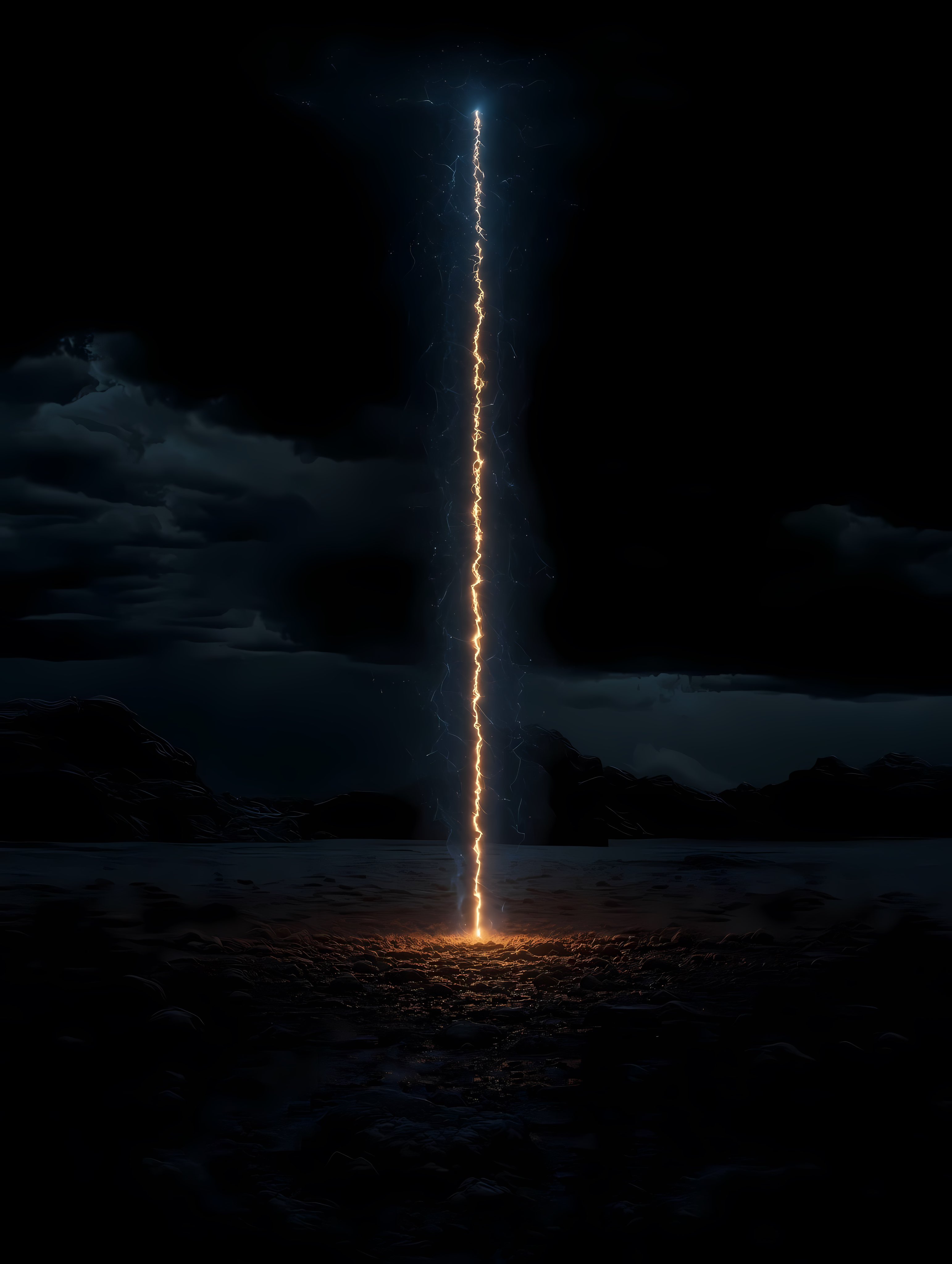 Celestial Lightning Strike - random wallpaper for OpersCraft